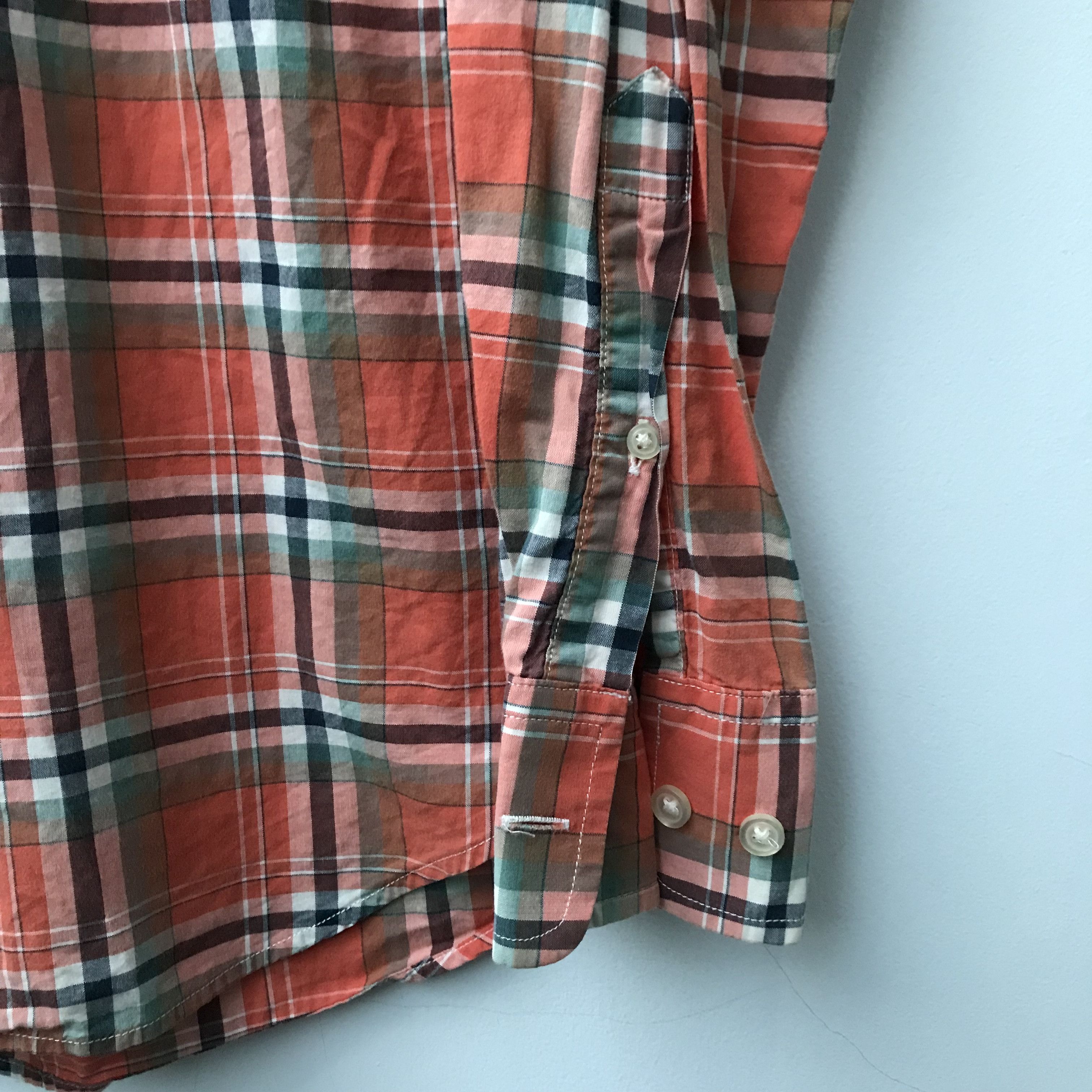 Banana Republic × Designer Banana Republic Mojave red plaid tartan Long sleeves Size US M / EU 48-50 / 2 - 6 Thumbnail