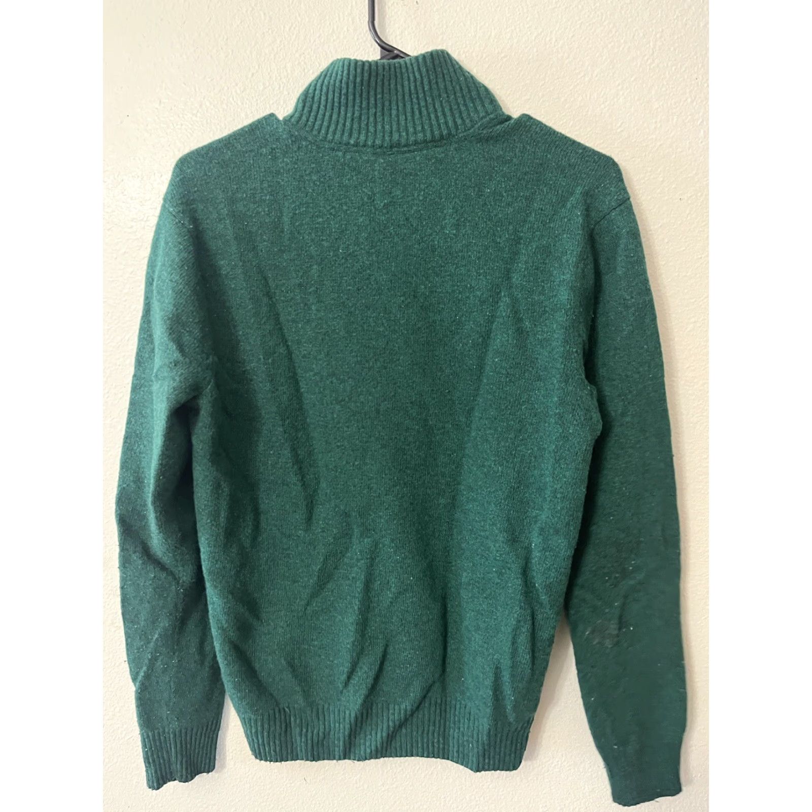 Timberland VINTAGE Timberland Sweater Shirt Henley Mock Neck Wool Blend Men L Green Preppy 90s Mens Size US M / EU 48-50 / 2 - 2 Thumbnail