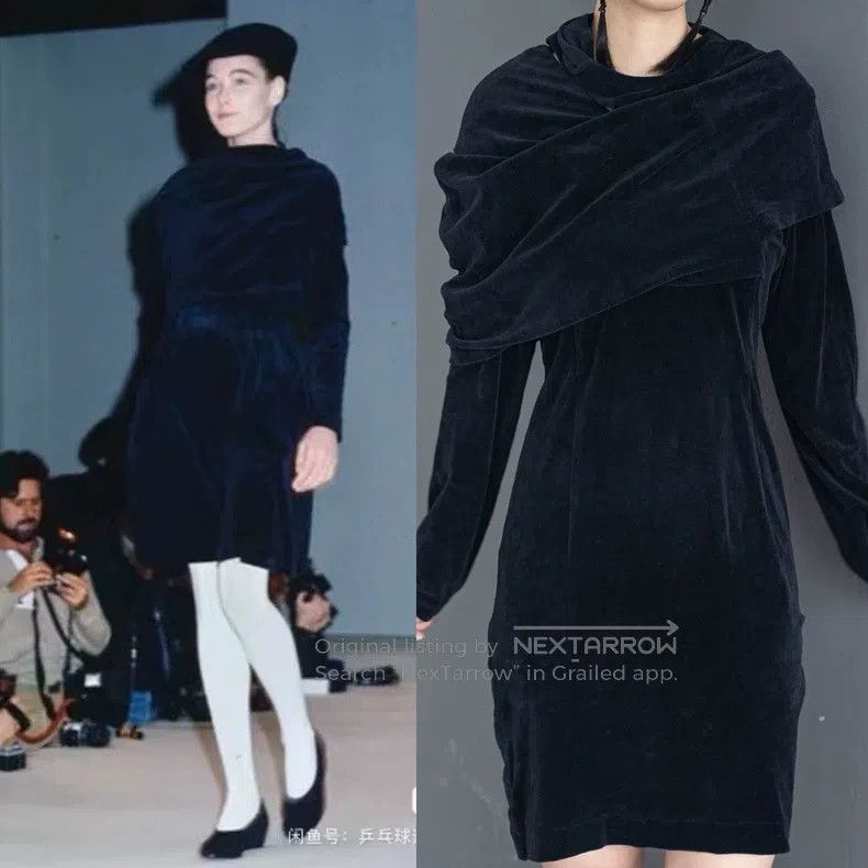 Comme des Garcons Comme Des Garcons Velvet Dress Size S / US 4 / IT 40 - 7 Thumbnail
