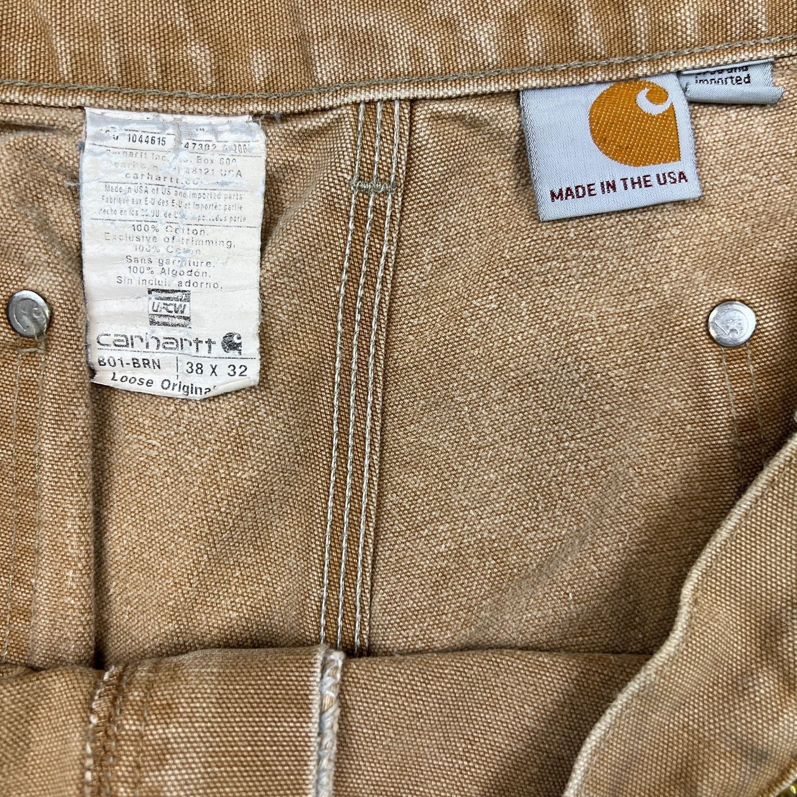 Carhartt Vintage Carhartt Pants 36x29 Double Knee Distressed USA 90s Size US 36 / EU 52 - 13 Thumbnail