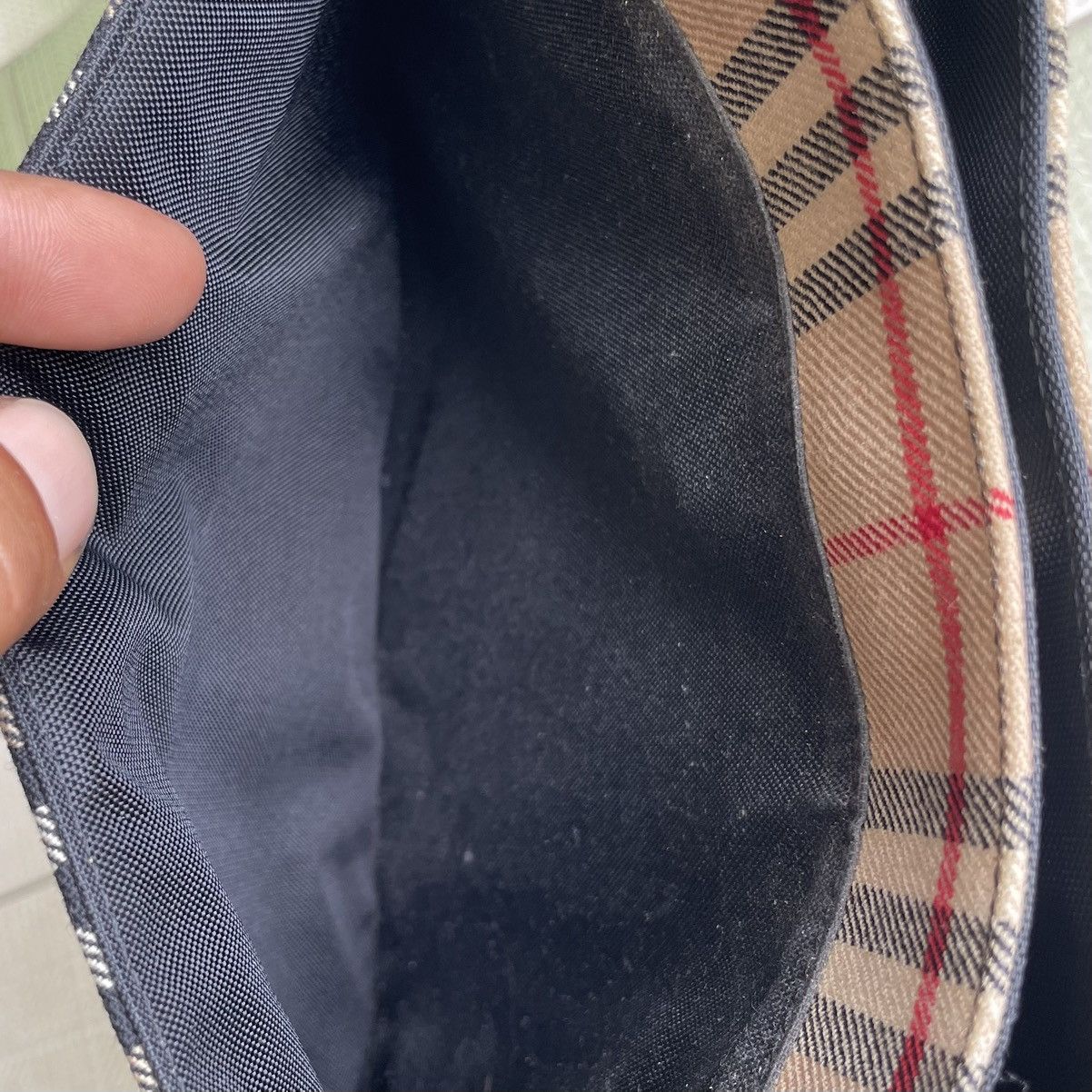 Burberry × Japanese Brand × Vintage ❗️ RARE Burberry Blue Label Nova Check Small Tote Size ONE SIZE - 23 Thumbnail