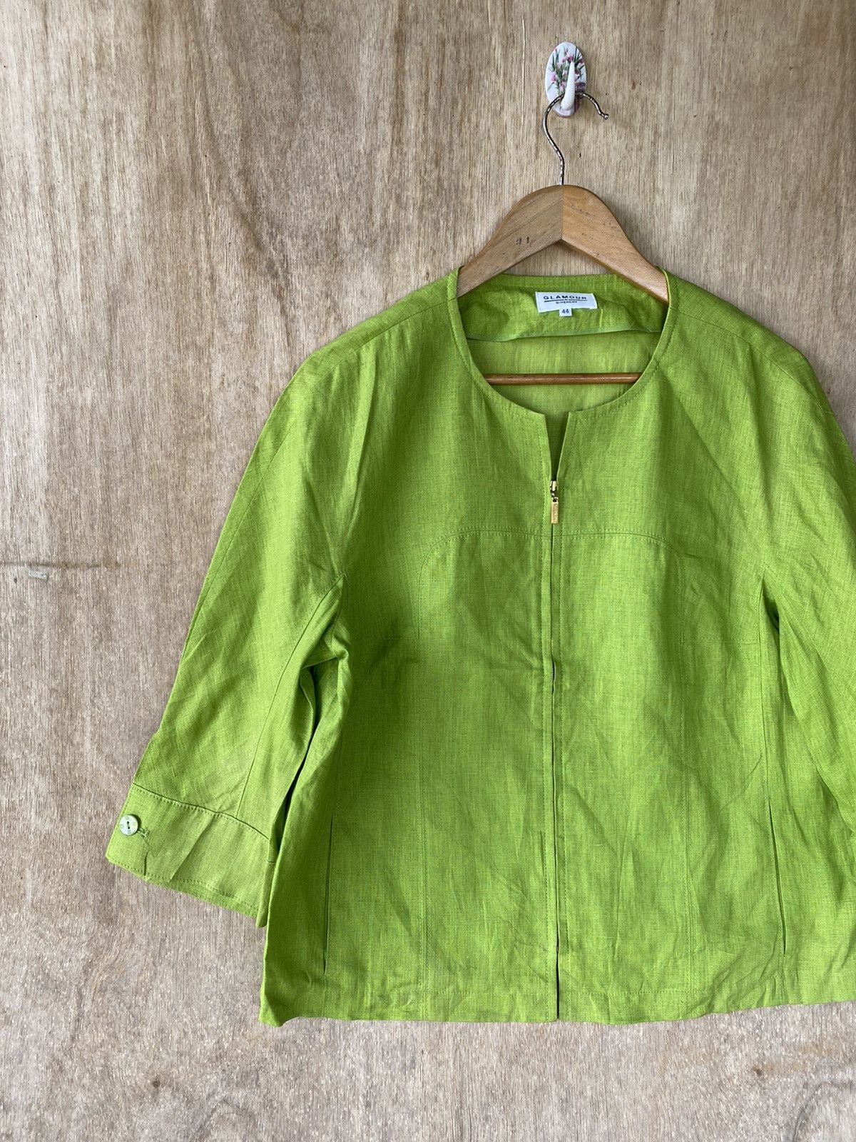 Givenchy 👘SALE👘GLAMOUR BY GIVENCHY LINEN FABRIC MADE IN JAPAN Size M / US 6-8 / IT 42-44 - 4 Thumbnail
