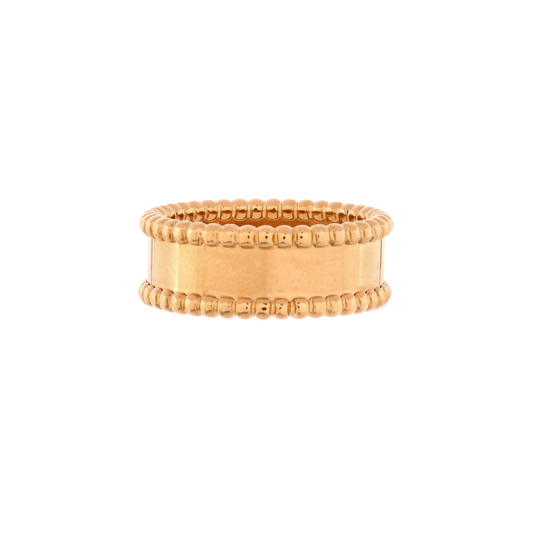 Van Cleef & Arpels Perlee Signature Ring 18K Yellow Gold Size ONE SIZE - 1 Thumbnail
