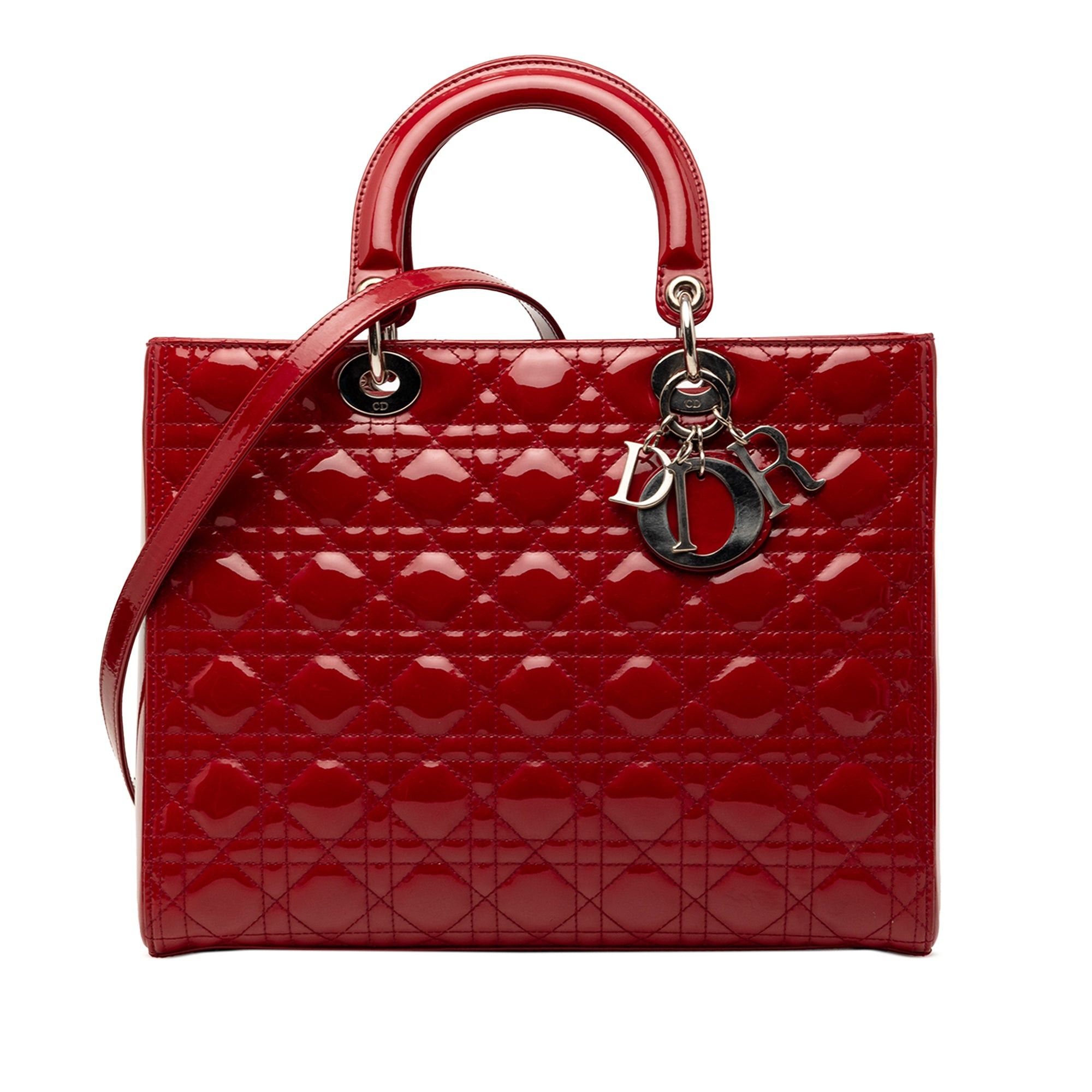 Dior Large Patent Cannage Lady Dior Size ONE SIZE - 1 Thumbnail