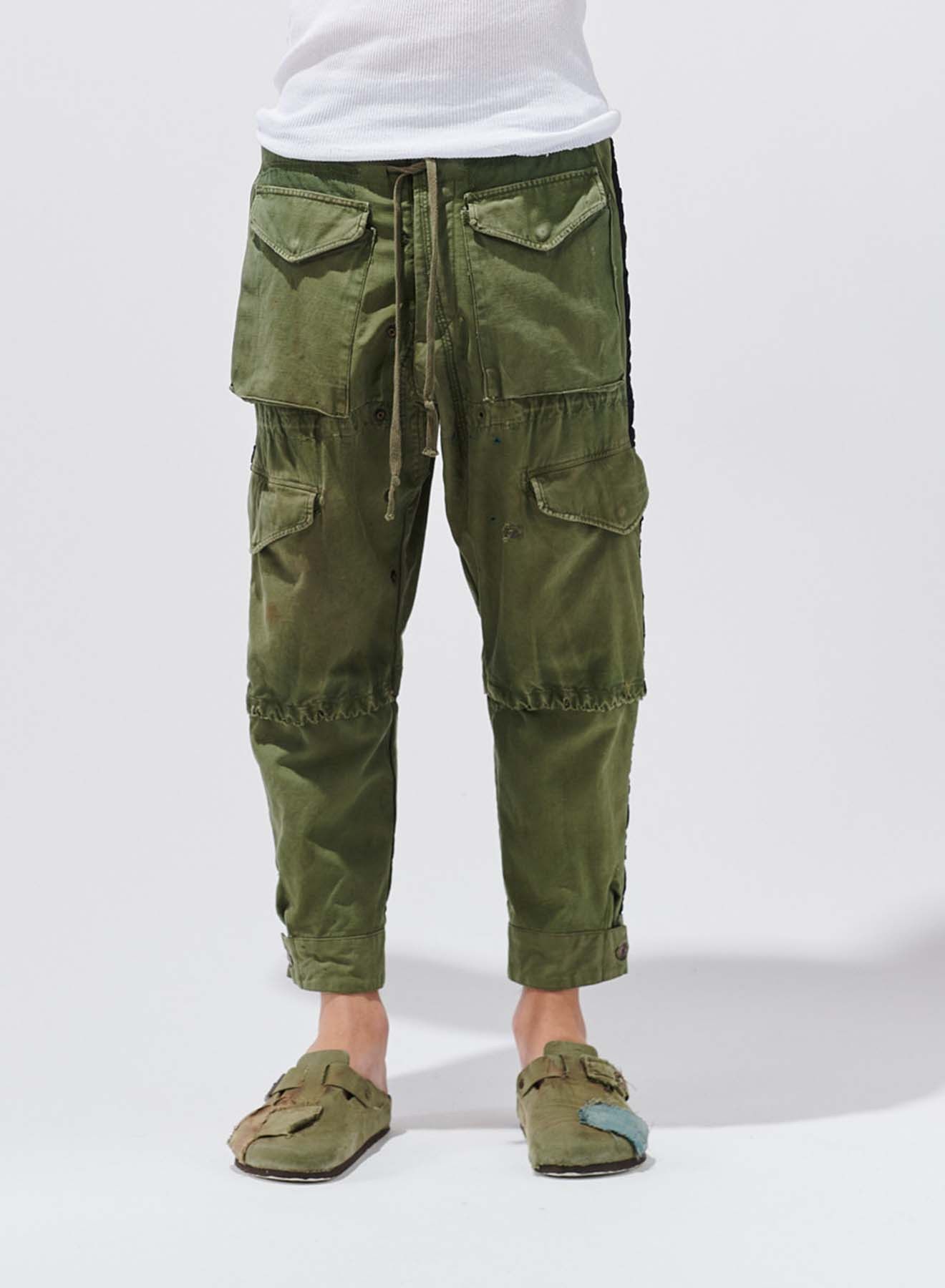 Greg Lauren $1200 Greg Lauren Army Jacket Tux Cargo Pants Size US 34 / EU 50 - 1 Thumbnail