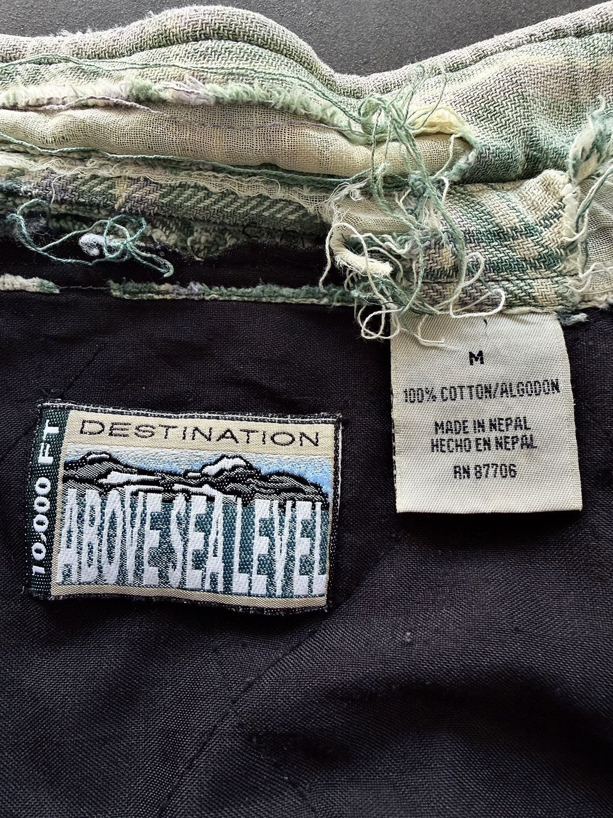 Vintage 90s Sickly Thrashed Distressed Padded Grunge Erd Flannel Size US M / EU 48-50 / 2 - 4 Thumbnail