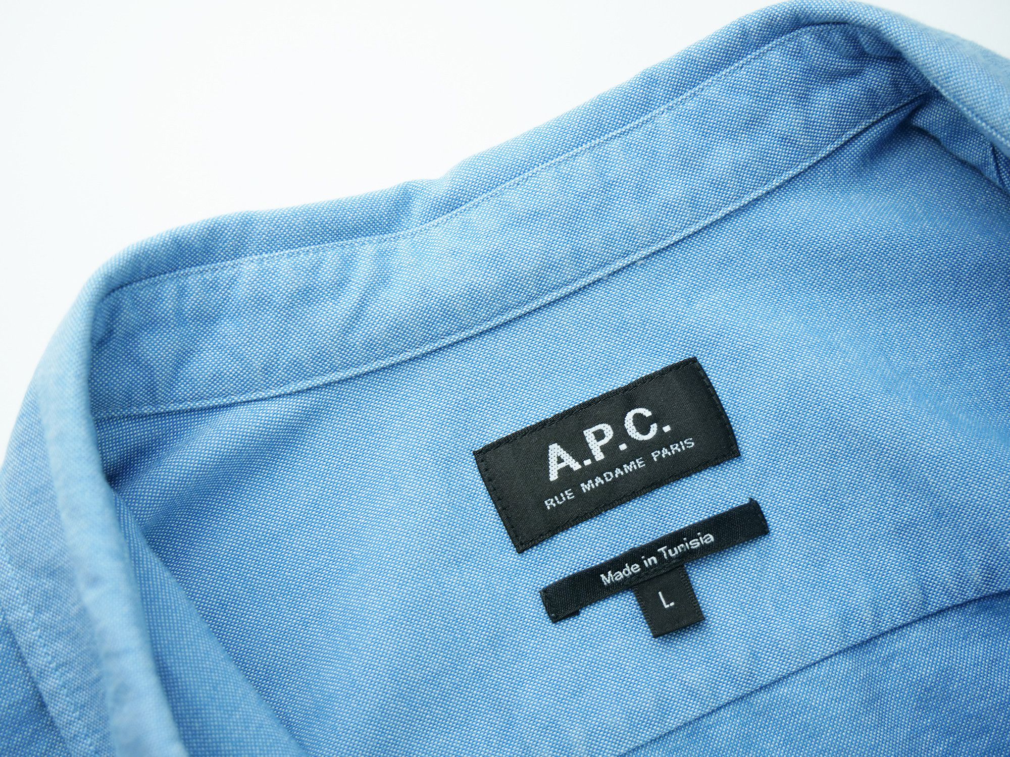 A.P.C. A.P.C. cotton shirt Size US L / EU 52-54 / 3 - 4 Thumbnail