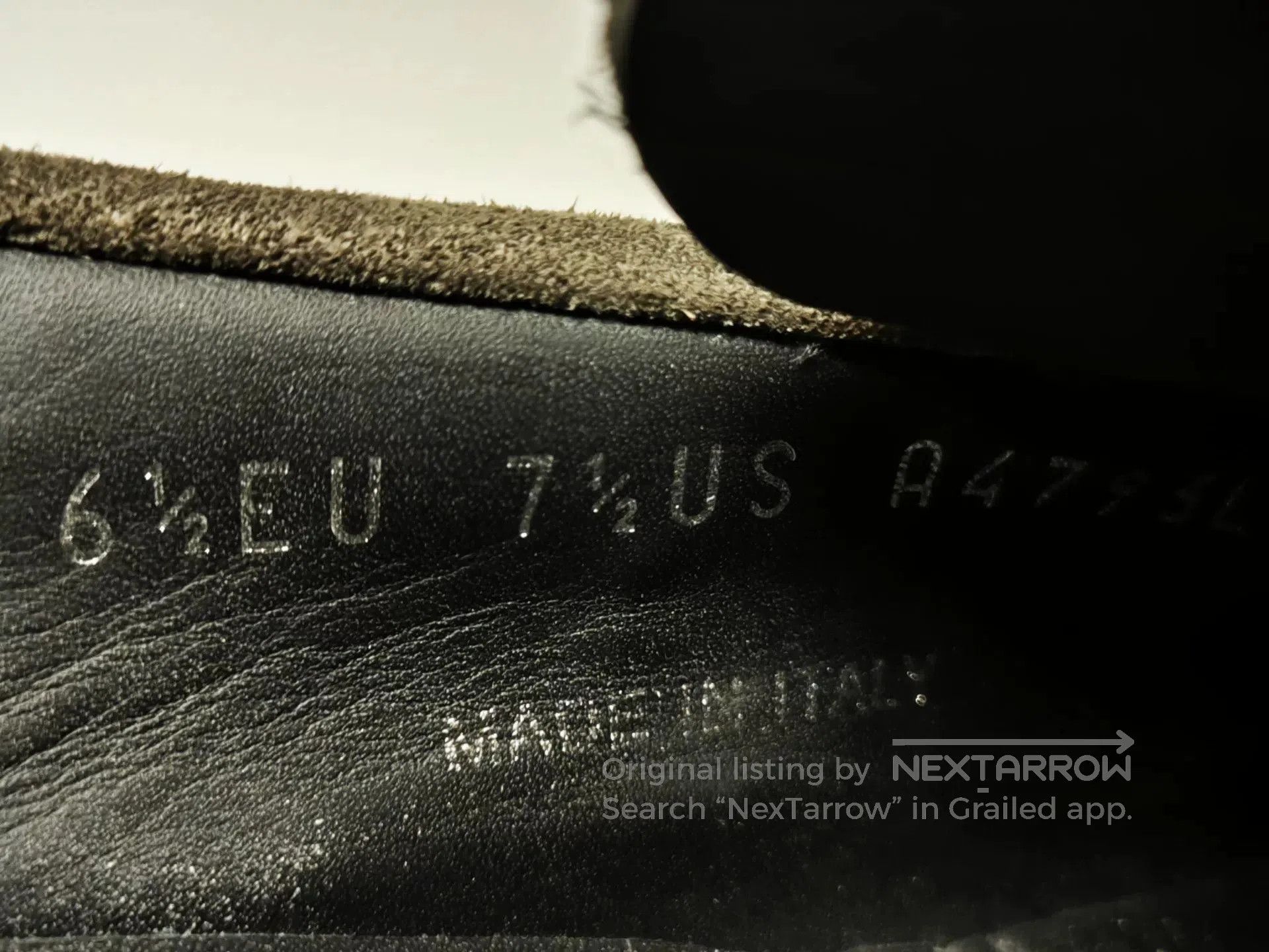 Japanese Brand Fear of God x Zegna Suede Men's Sneakers. Size US 7.5 / EU 40-41 - 6 Thumbnail