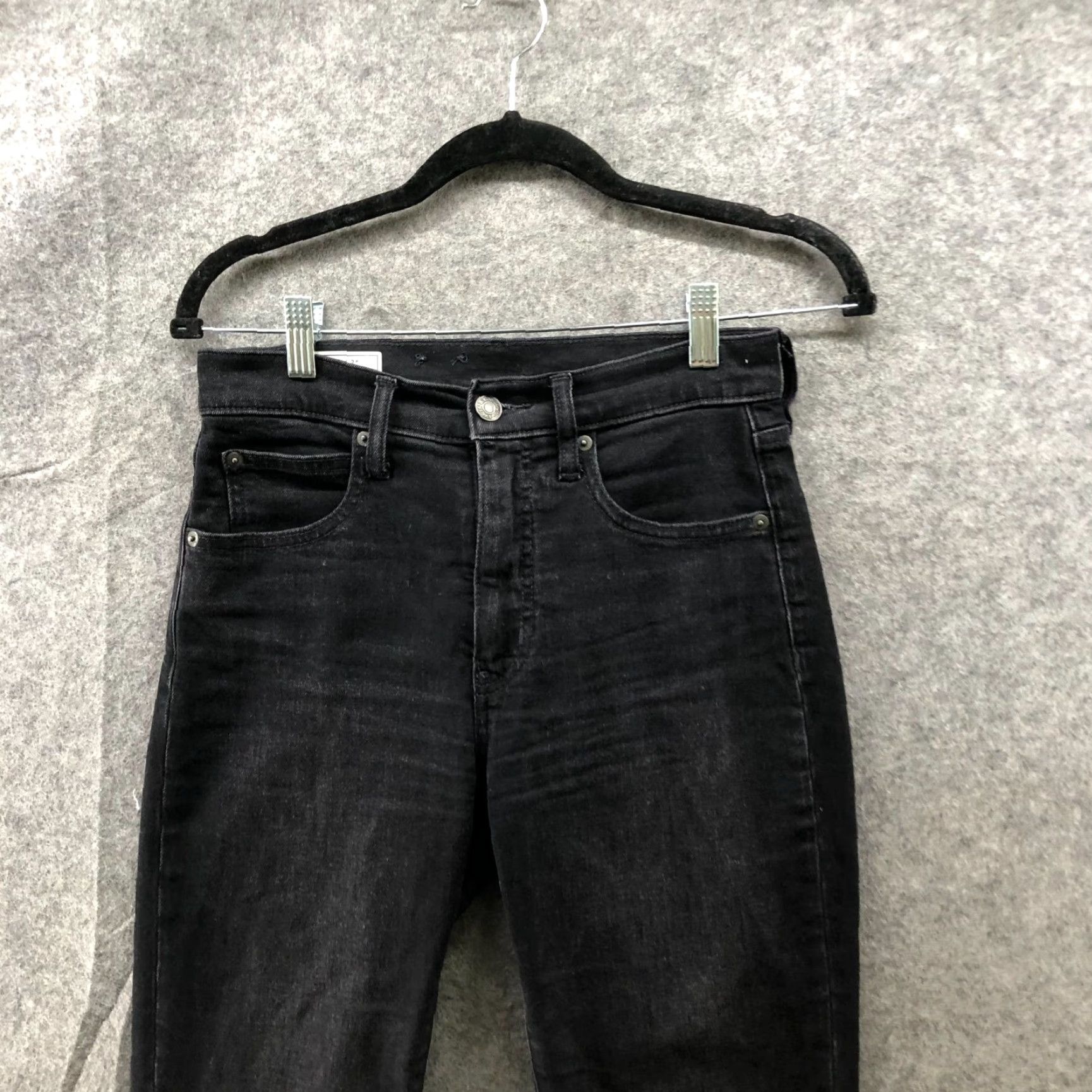 Gap VINTAGE Gap Kick Fit High Rise Jeans Womens 26P 2P Black Stretch Crop Size 26" / US 2 / IT 38 - 3 Thumbnail