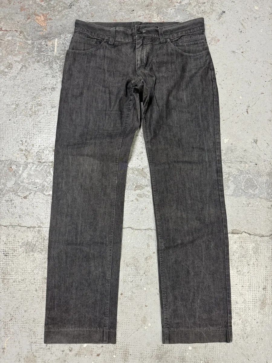 Designer × Dolce & Gabbana × Vintage 2000s Dolce & Gabbana Grey Raw Straight Denim Jeans Size US 34 / EU 50 - 4 Thumbnail