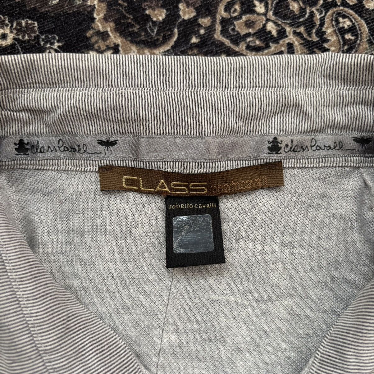 Cavalli Class Class Roberto Cavalli Long Sleeve Polo Shirts Size US L / EU 52-54 / 3 - 5 Thumbnail