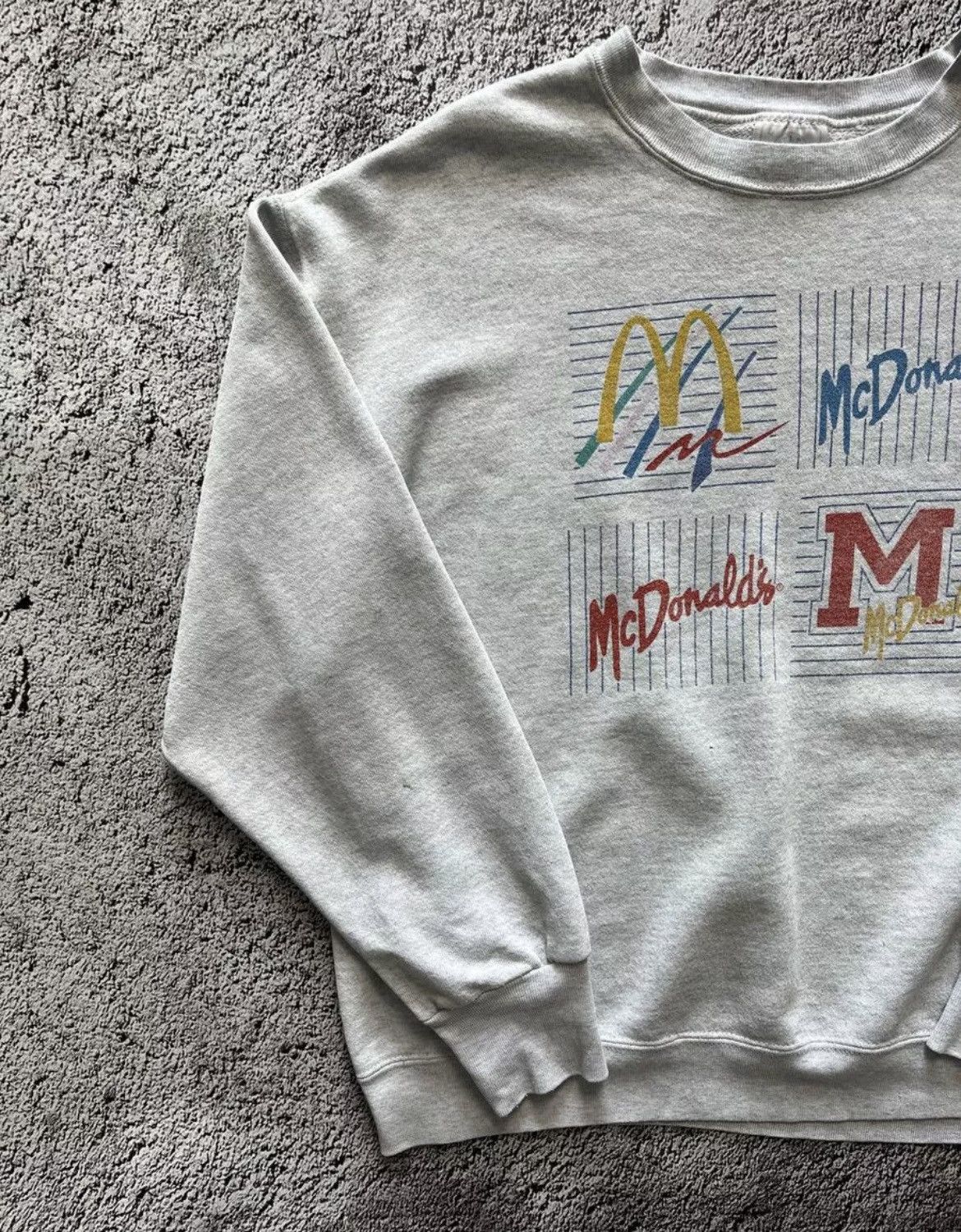 Delta × Vintage Old Rare Vintage Delta McDonalds Sweatshirt Size L Size US L / EU 52-54 / 3 - 3 Thumbnail