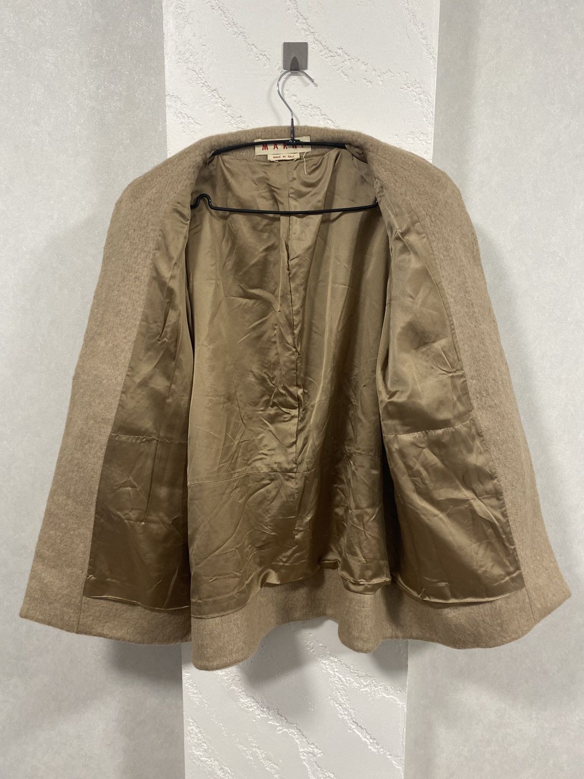 Marni Marni Lana Mohair blend Camel Colour Coat Size: 40 Size S / US 4 / IT 40 - 3 Thumbnail