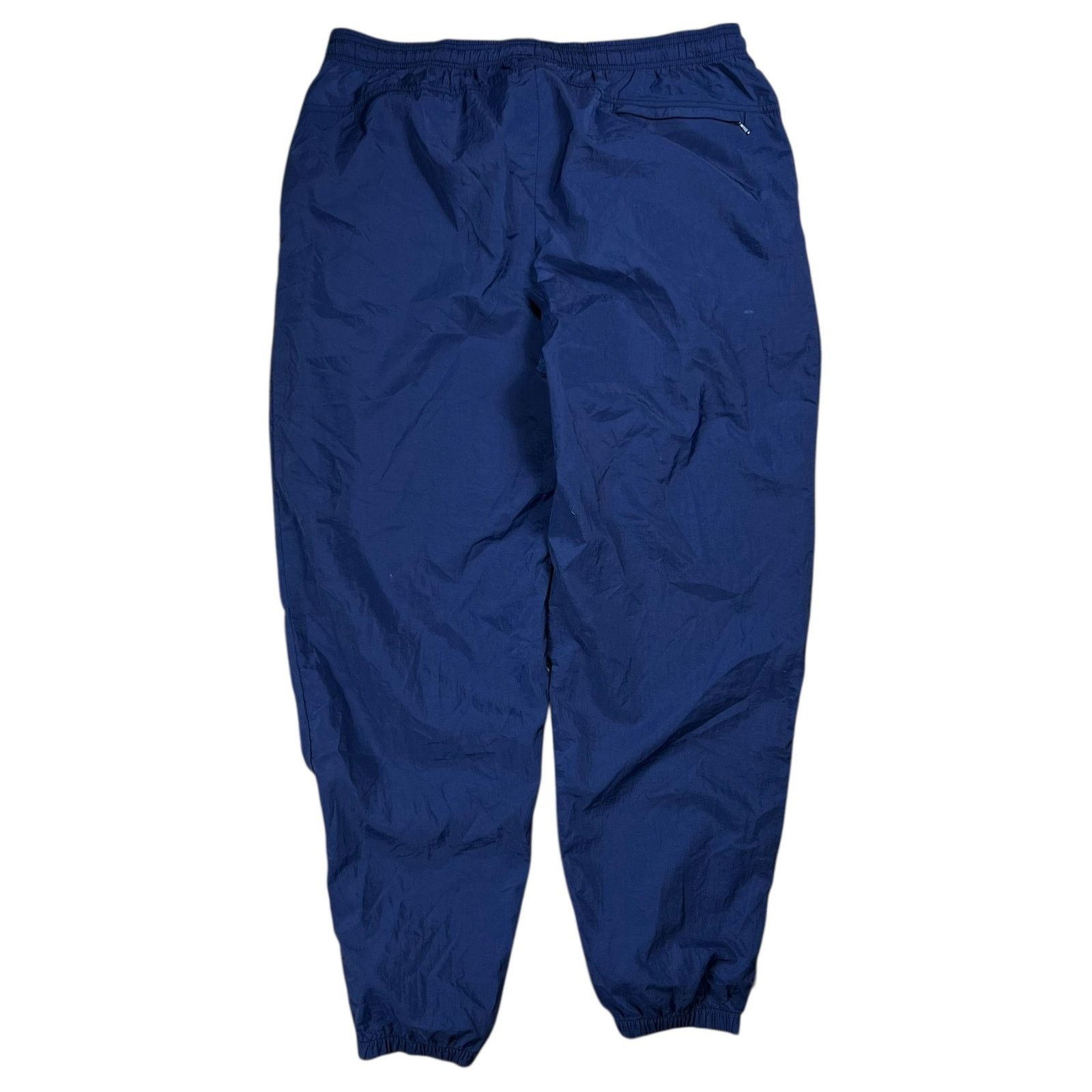 Nike × Vintage Vintage 90s Nike mini swoosh tonal navy track pants (XL) Size US 36 / EU 52 - 6 Thumbnail