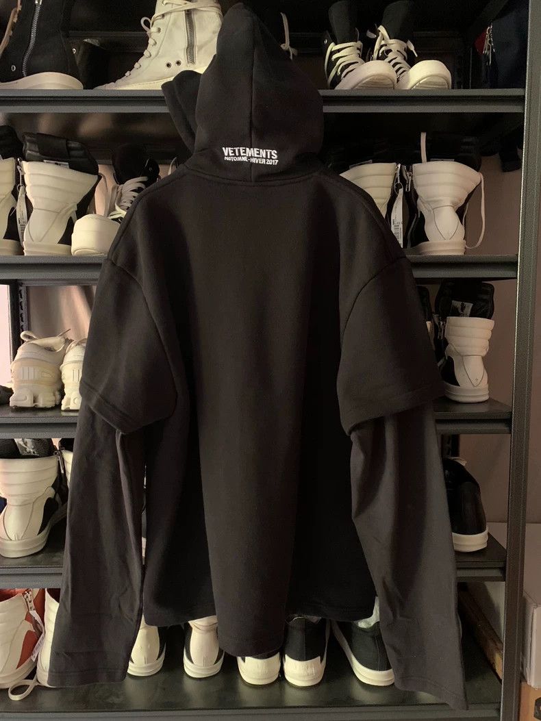 Vetements Vetements Bullseye Fake Two hoodie 2506-Nextarrow Size US XS / EU 42 / 0 - 3 Thumbnail