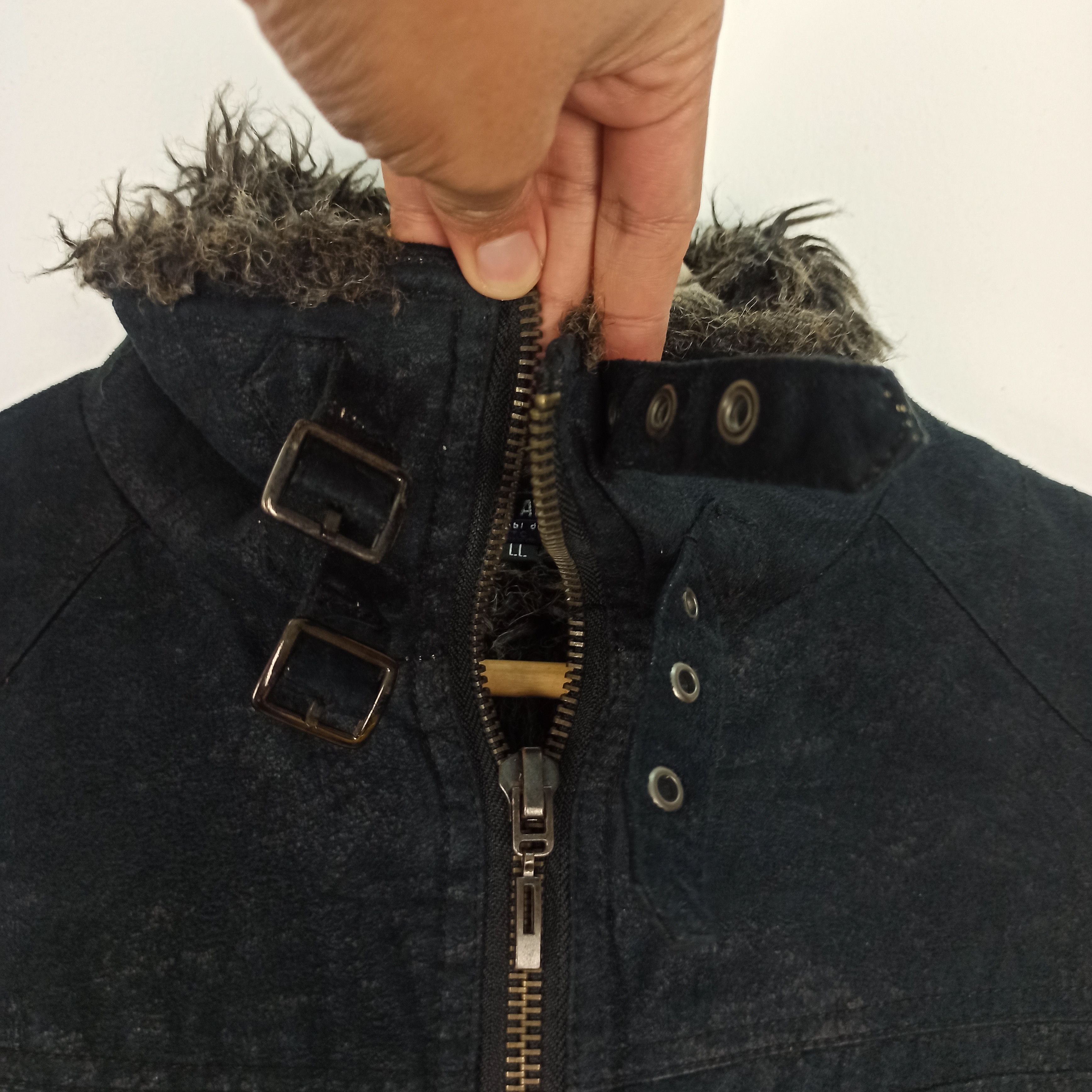 In The Attic 💥BINDING OFFER💥 IN THE ATTIC JACKET FUR SEDITIONERIES PUNK Size US L / EU 52-54 / 3 - 5 Thumbnail