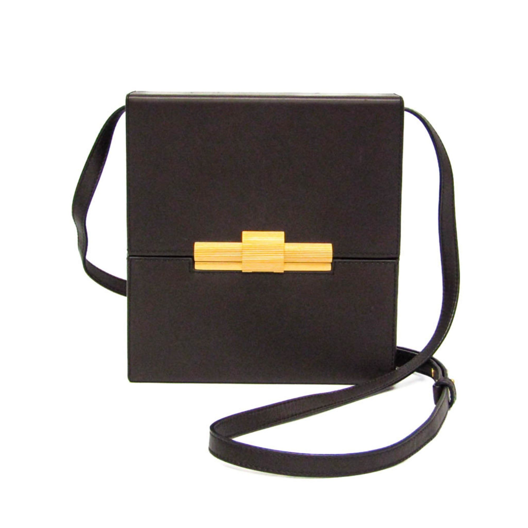 Bottega Veneta Bottega Veneta DAISEY Women's Leather Shoulder Bag Dark Brown Size ONE SIZE - 1 Thumbnail