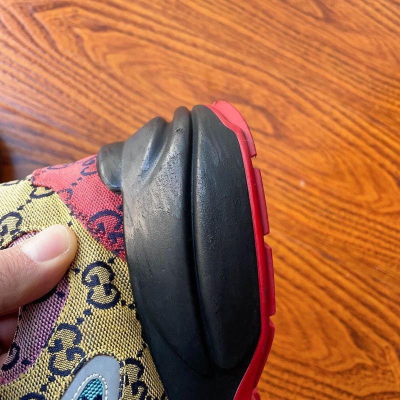 Gucci Gucci Rhyton Multicolour Canvas Low-top Sneakers - Size US 7.5 / EU 40-41 - 6 Thumbnail