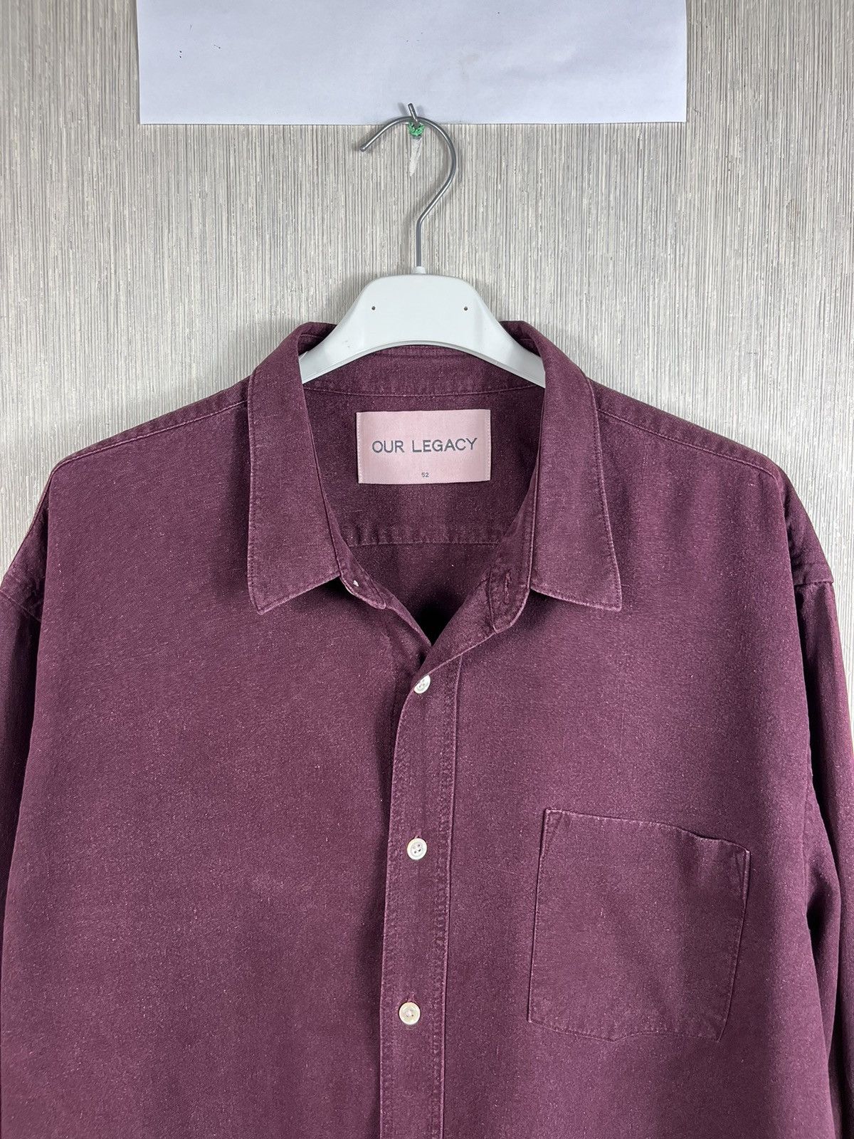 Our Legacy Our Legacy raw silk classic shirt with pocket casual Size US L / EU 52-54 / 3 - 5 Thumbnail