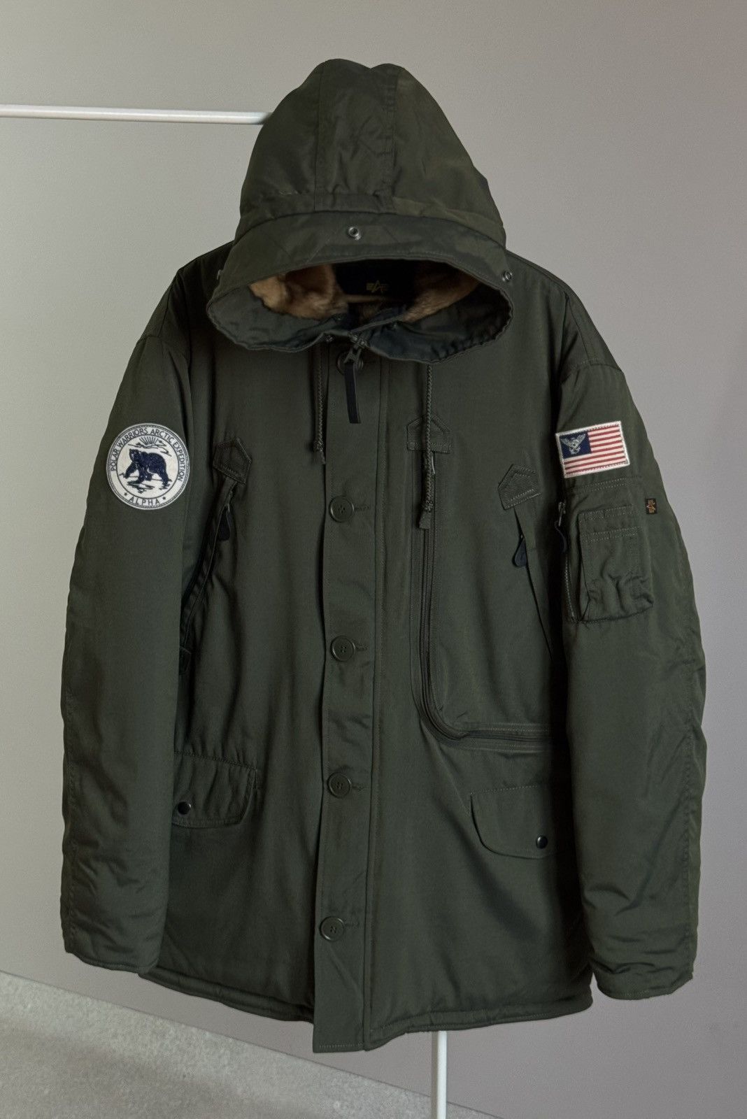 Alpha Industries Alpha Industries Parka Extreme Cold Weather Type N-3B Khaki Size US XL / EU 56 / 4 - 2 Thumbnail