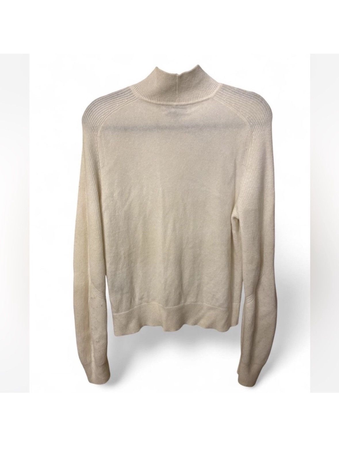 Rag & Bone rag & bone Cream Cowl Neck Sweater Size L / US 10 / IT 46 - 2 Thumbnail