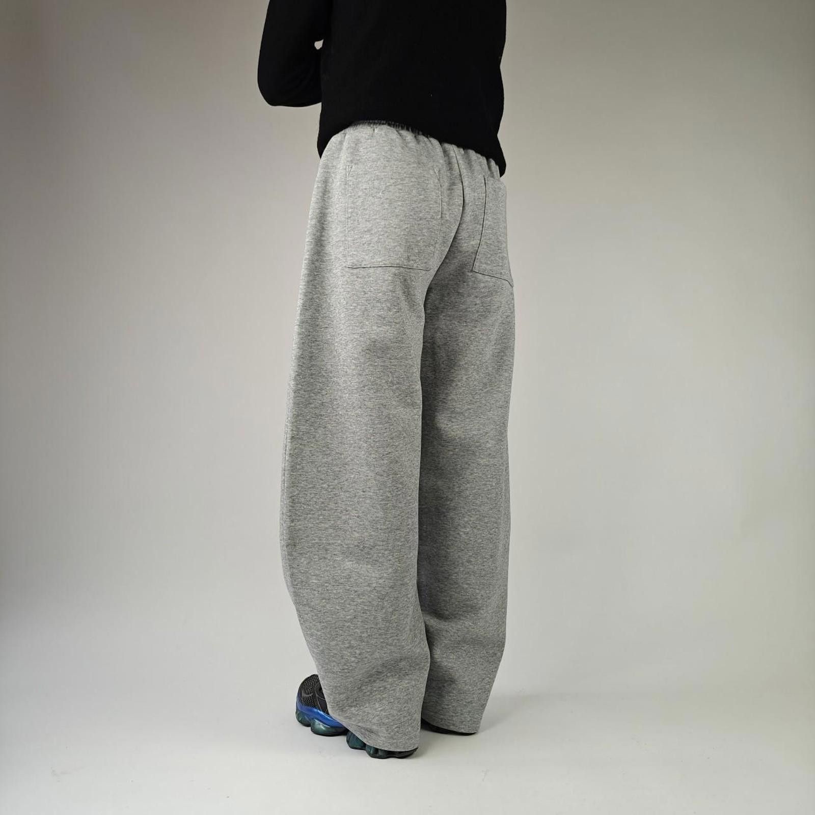 Other Grey Curve Wide Leg Joggers Size US 32 / EU 48 - 3 Thumbnail