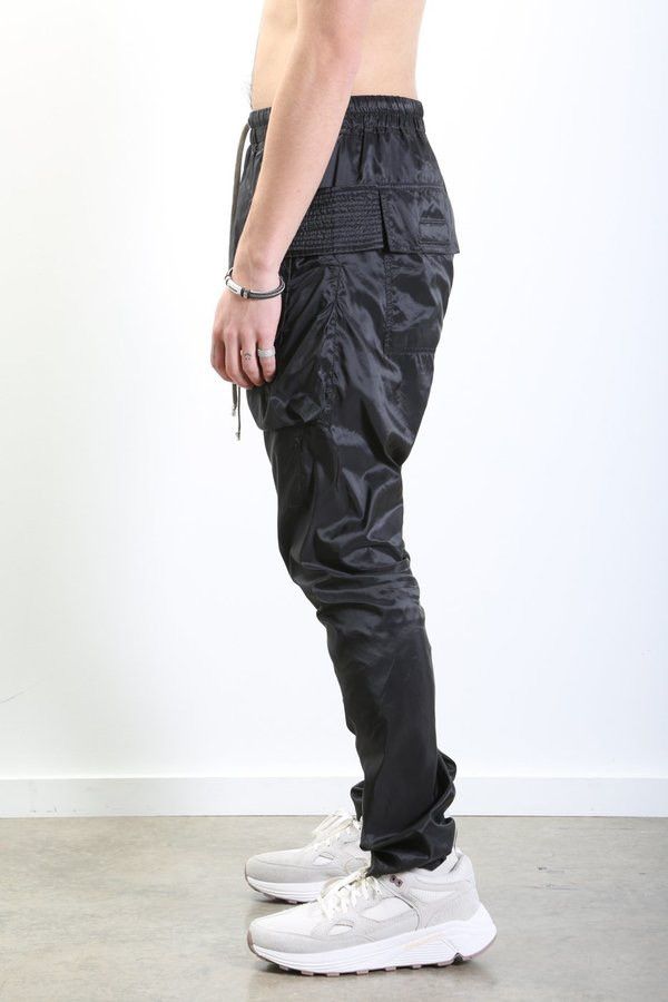 Rick Owens Drkshdw 🔥Rick Owens DRKSHDW Nylon Creatch Cargo Drawstring Pants Size US 34 / EU 50 - 14 Thumbnail