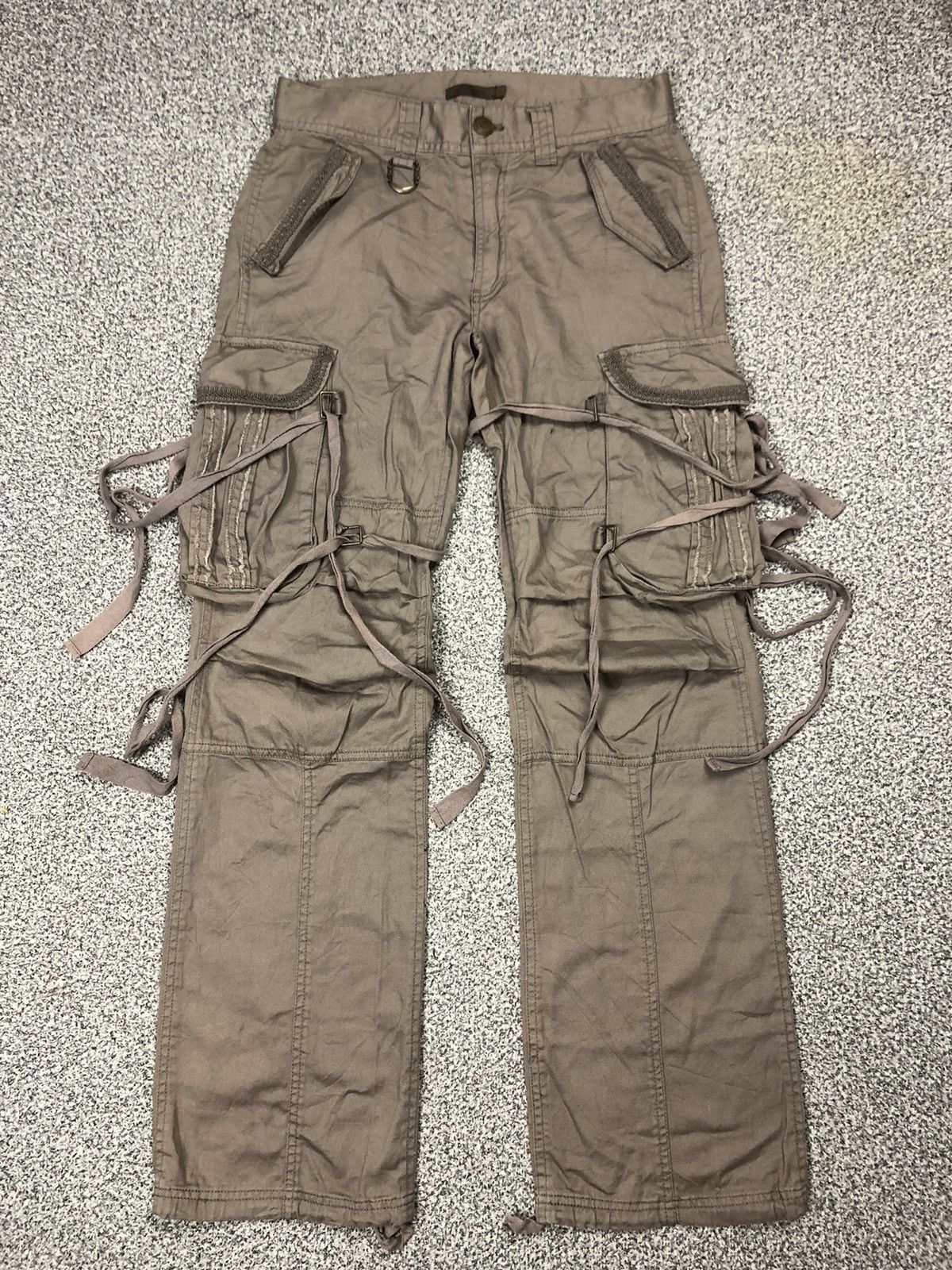 Japanese Brand Vintage Crazy Dack Dive Bondage Cargopants Size 30" / US 8 / IT 44 - 1 Thumbnail