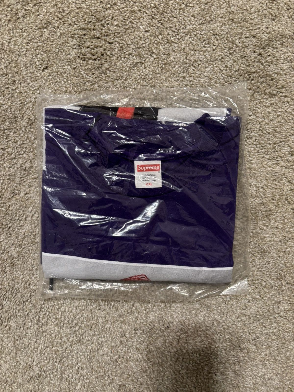 Supreme Playboi Carti Tee Purple Men's XXL FW25 CONFIRMED