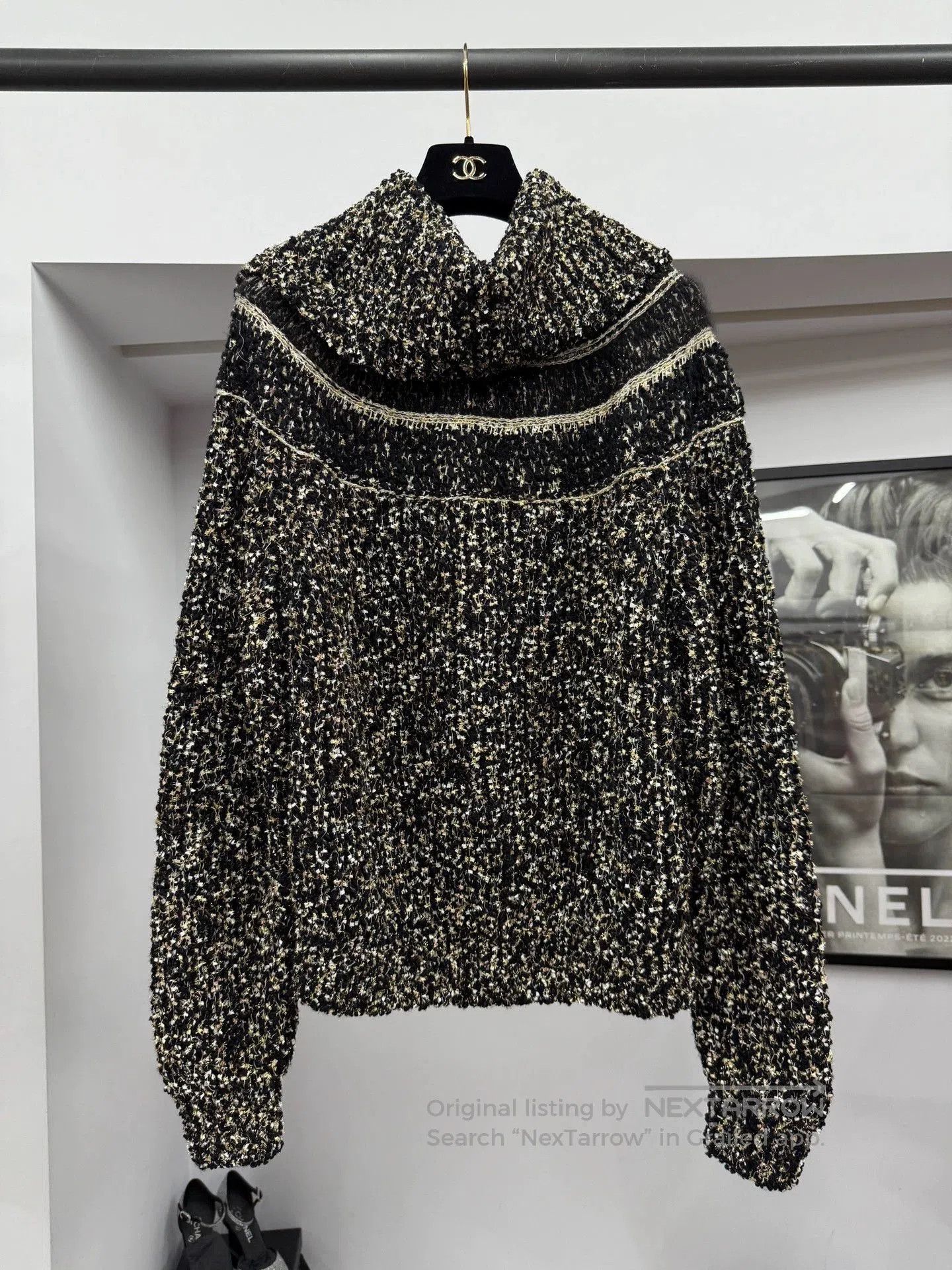 Chanel Chanel Egypt Series Black Gold Sweater. Size US M / EU 48-50 / 2 - 1 Thumbnail