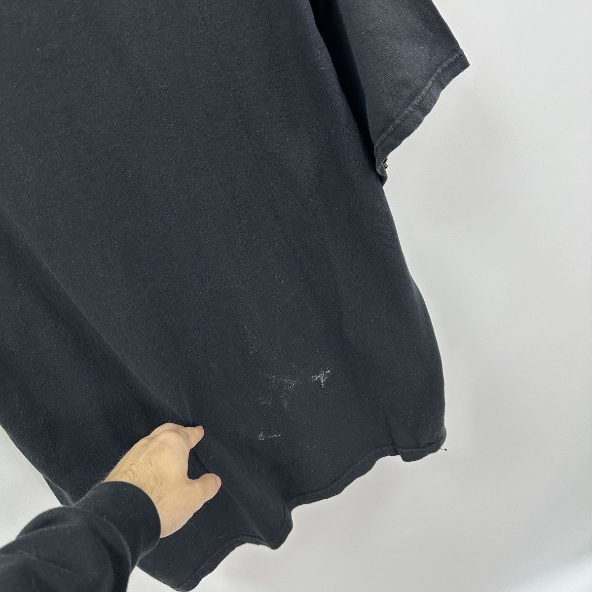 Vintage Vintage 90s Wrangler big logo tee y2k black jeans hype og Size US XL / EU 56 / 4 - 10 Thumbnail