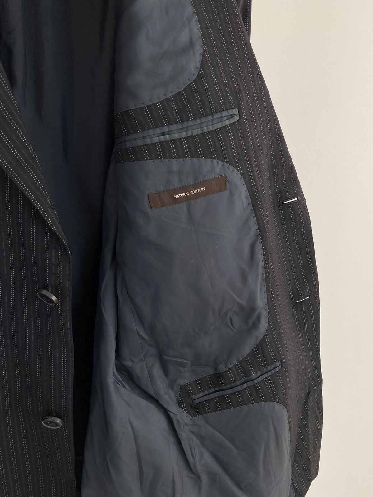 Z Zegna Z Zegna Striped Blazer Jacket Size 48R - 9 Thumbnail