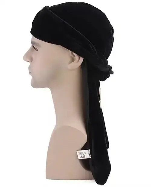 Other Dragon Pattern Velvet Durag Size ONE SIZE - 4 Thumbnail