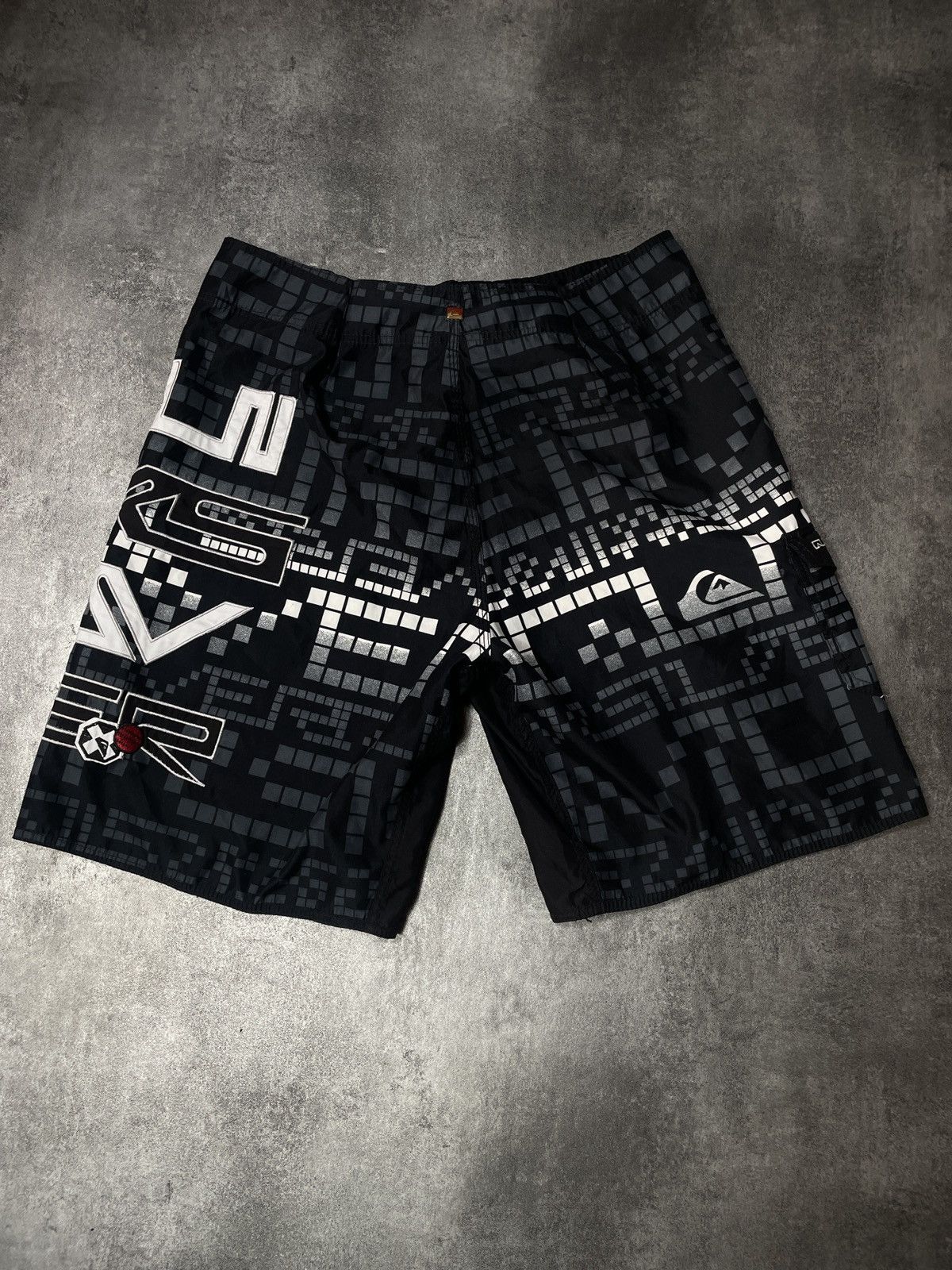 Quiksilver × Vintage 🔥Offers🔥Quiksilver Vintage Y2K Shorts All Over Print Rare Size US 38 / EU 54 - 3 Thumbnail