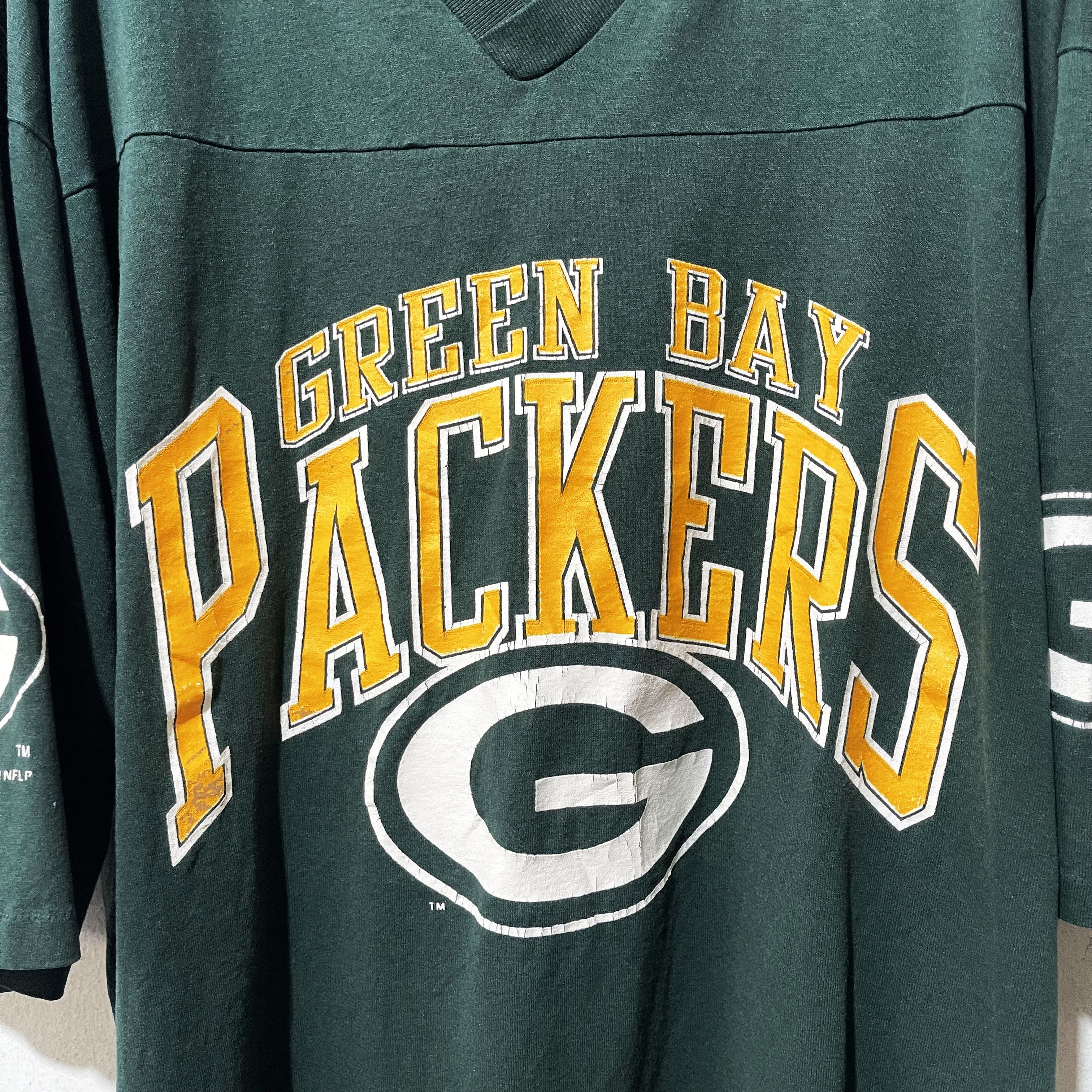 NFL × Vintage Vintage 90s Green Bay Packers football Jersey Size US XL / EU 56 / 4 - 2 Thumbnail