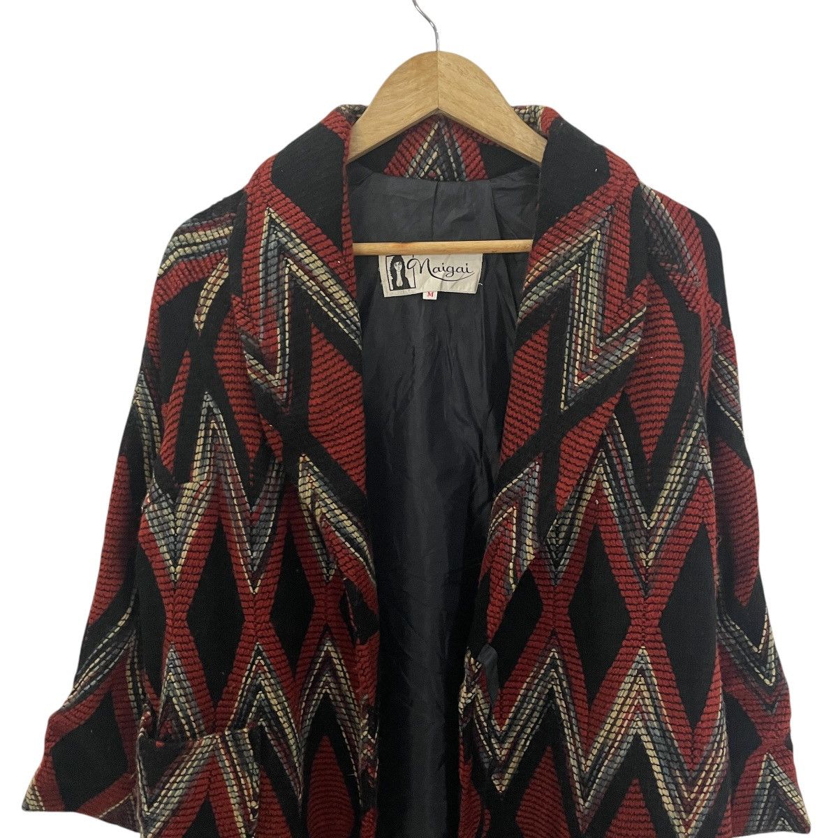 Japanese Brand Vintage Naigai Long Cardingan Jacket Size XXL / US 16-18 / IT 52-54 - 4 Thumbnail
