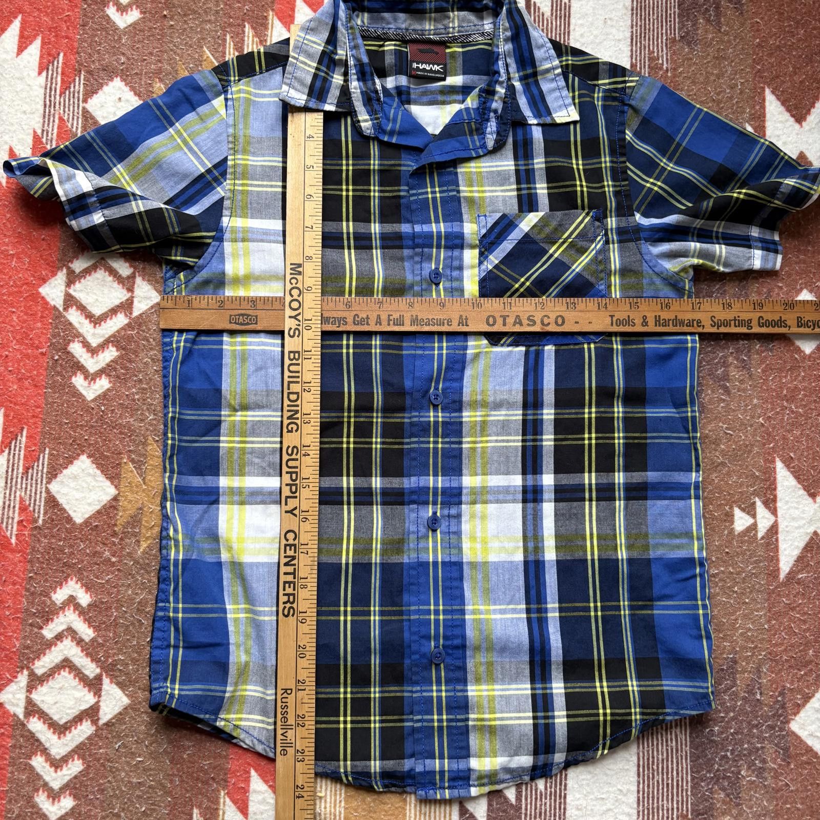 Tony Hawk Vintage Y2K Plaid Tony Hawk Skater Grunge Button Up Shirt Size US S / EU 44-46 / 1 - 3 Thumbnail