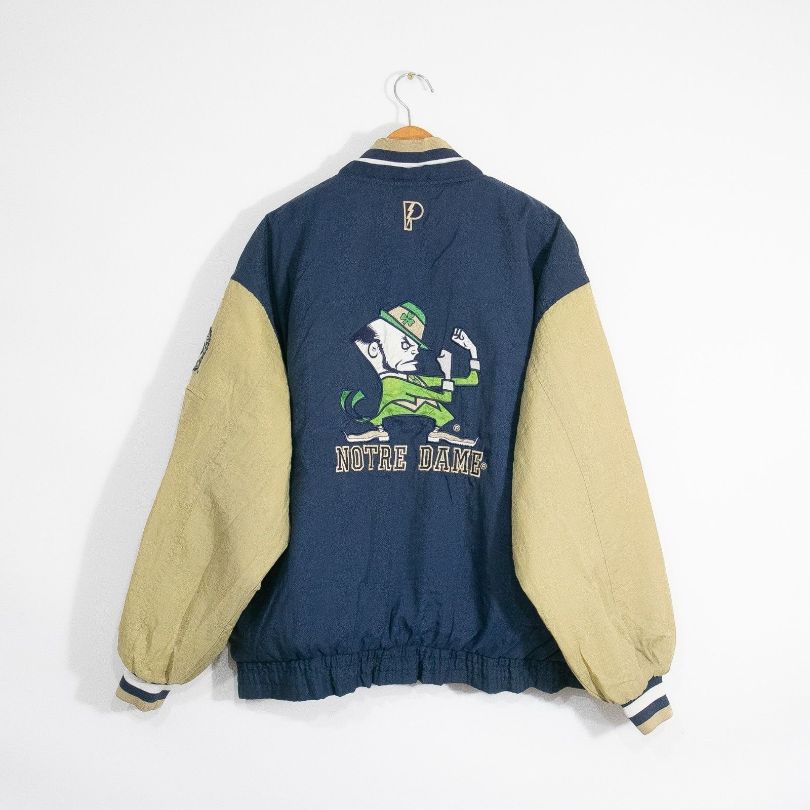 Pro Player Vintage 90s Notre Dame Pro Player Puffer Jacket Mens XL Size US XL / EU 56 / 4 - 1 Thumbnail