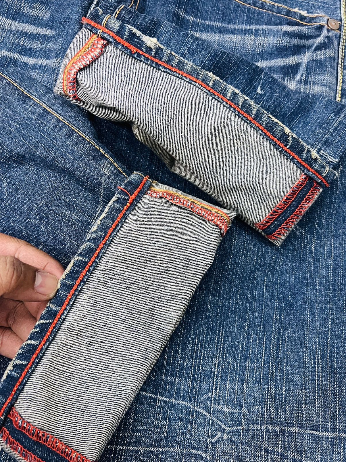 Japanese Brand × Vintage Vintage Blueway Flared Union Made Jeans Size US 32 / EU 48 - 13 Thumbnail