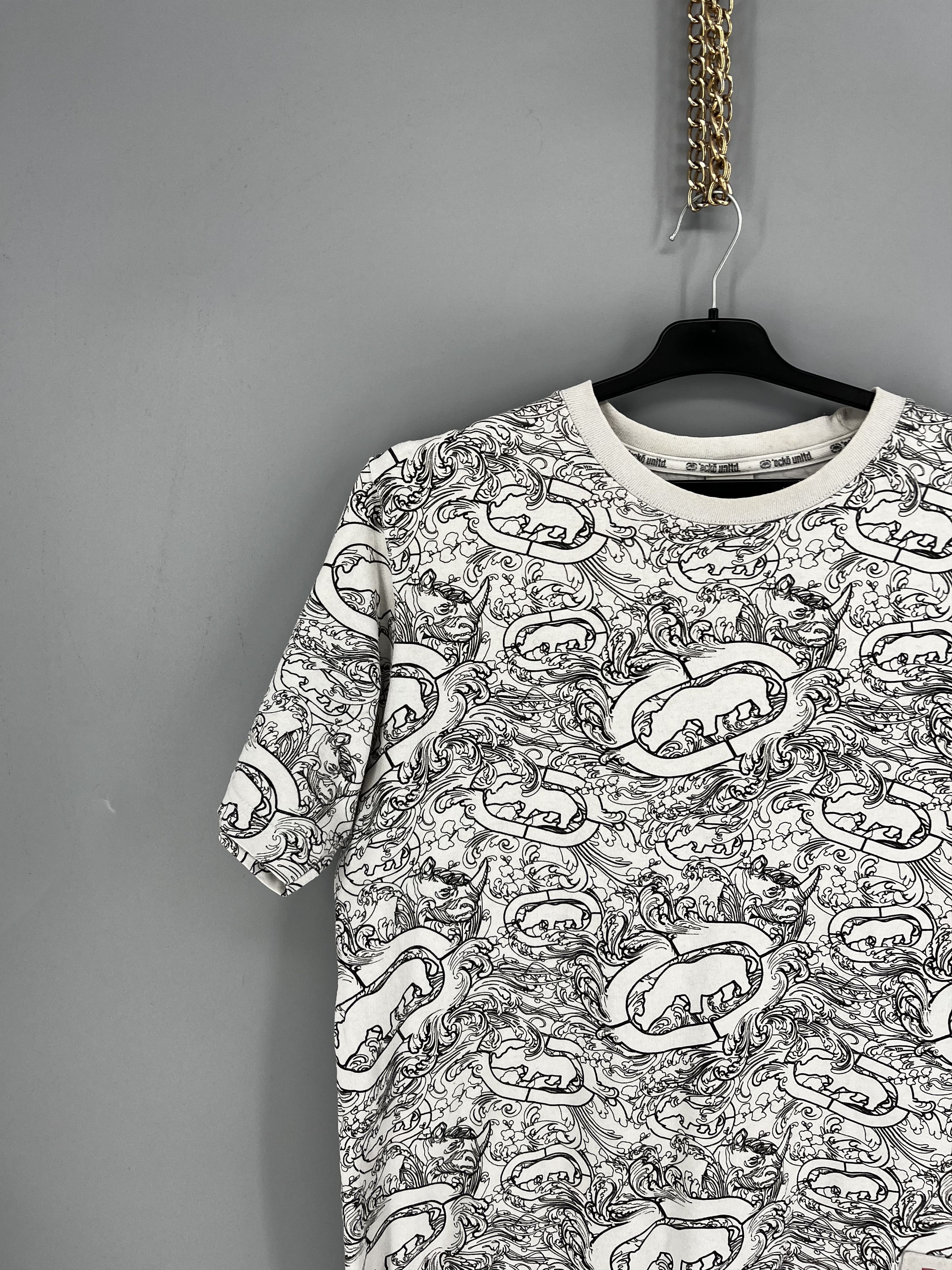 Ecko Unltd. Y2K Ecko Unltd Monogram Web Graphic Rap T Shirt Size US M / EU 48-50 / 2 - 4 Thumbnail