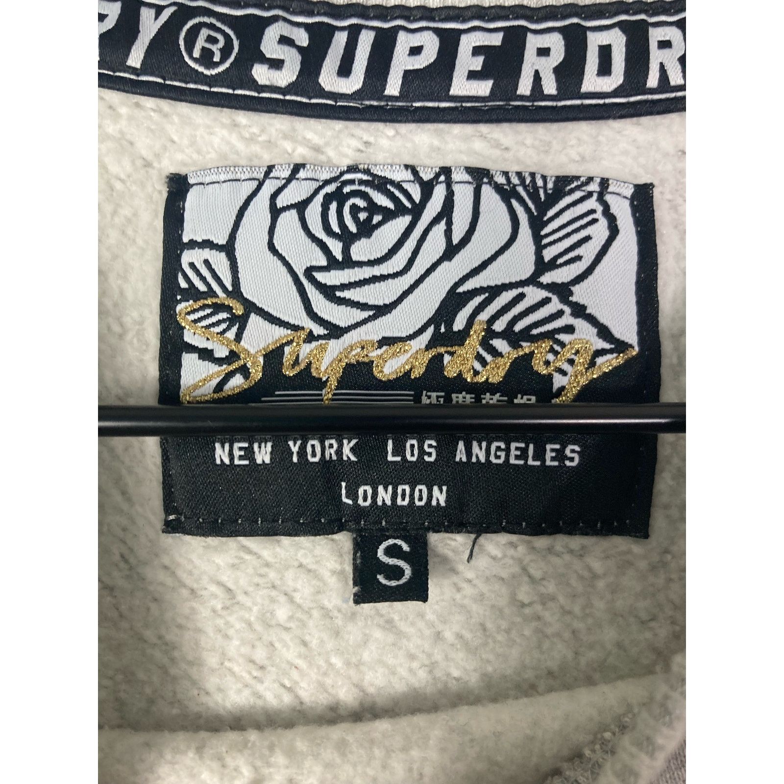 Superdry Superdry Women's S Gray Sparkle Crewneck Sweatshirt Size S / US 4 / IT 40 - 3 Thumbnail