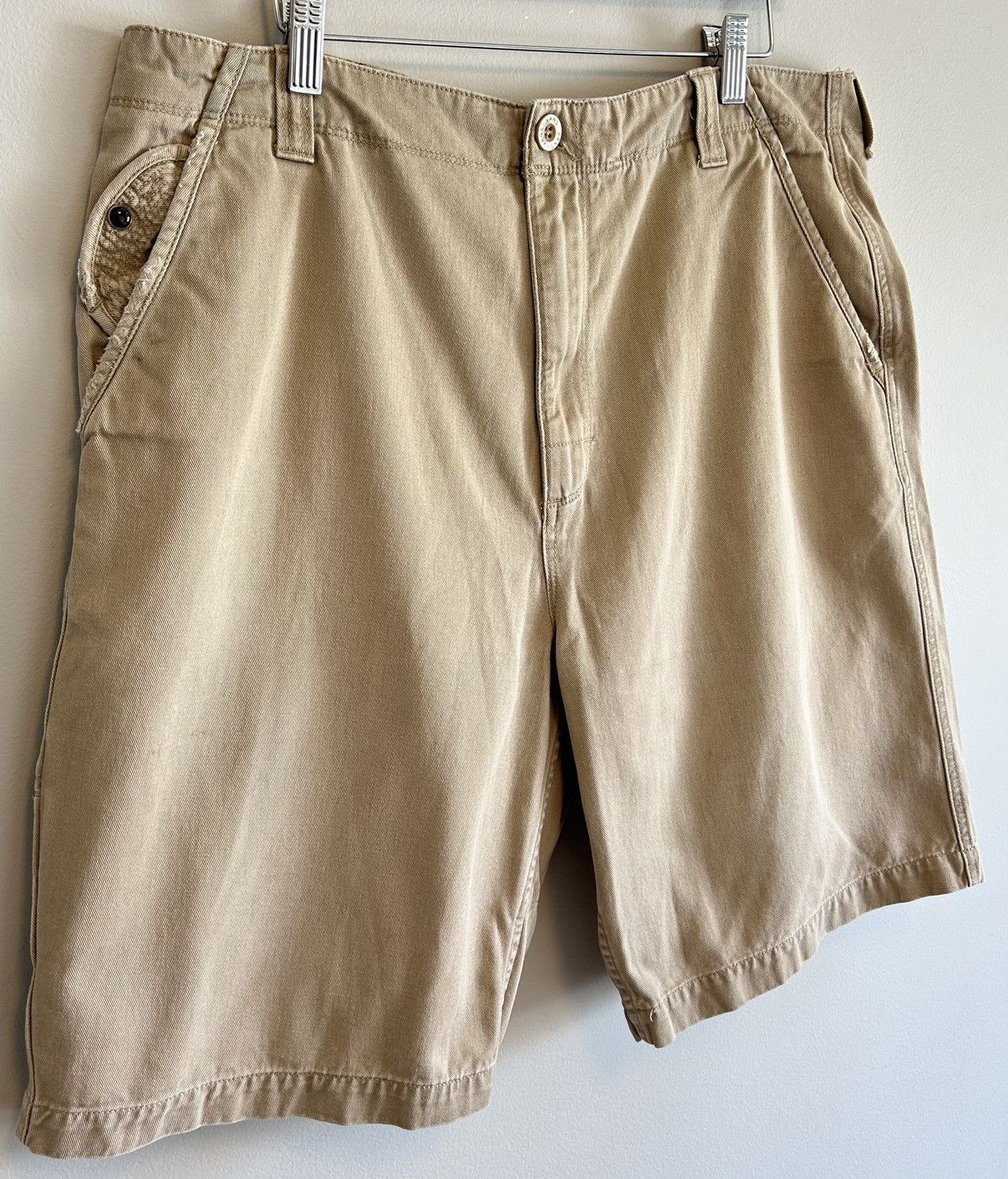 Vans Vintage Vans Mens Tan Beige Khaki Summer Shorts - Size 36 Size US 36 / EU 52 - 2 Thumbnail