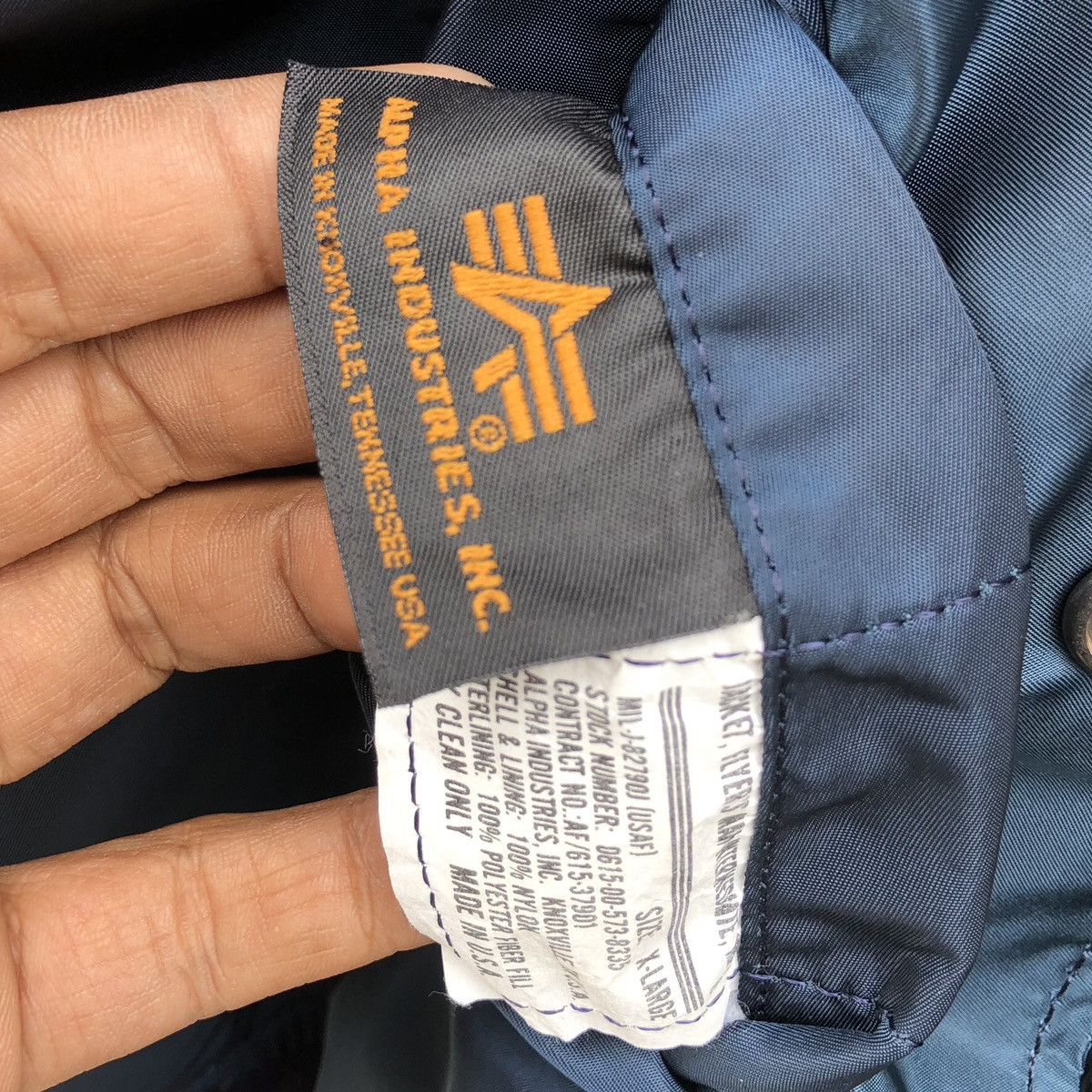 Alpha Industries VTG Alpha Industries Flyer's Intermediate Ma-1 Bomber Jacket Size US XL / EU 56 / 4 - 16 Thumbnail
