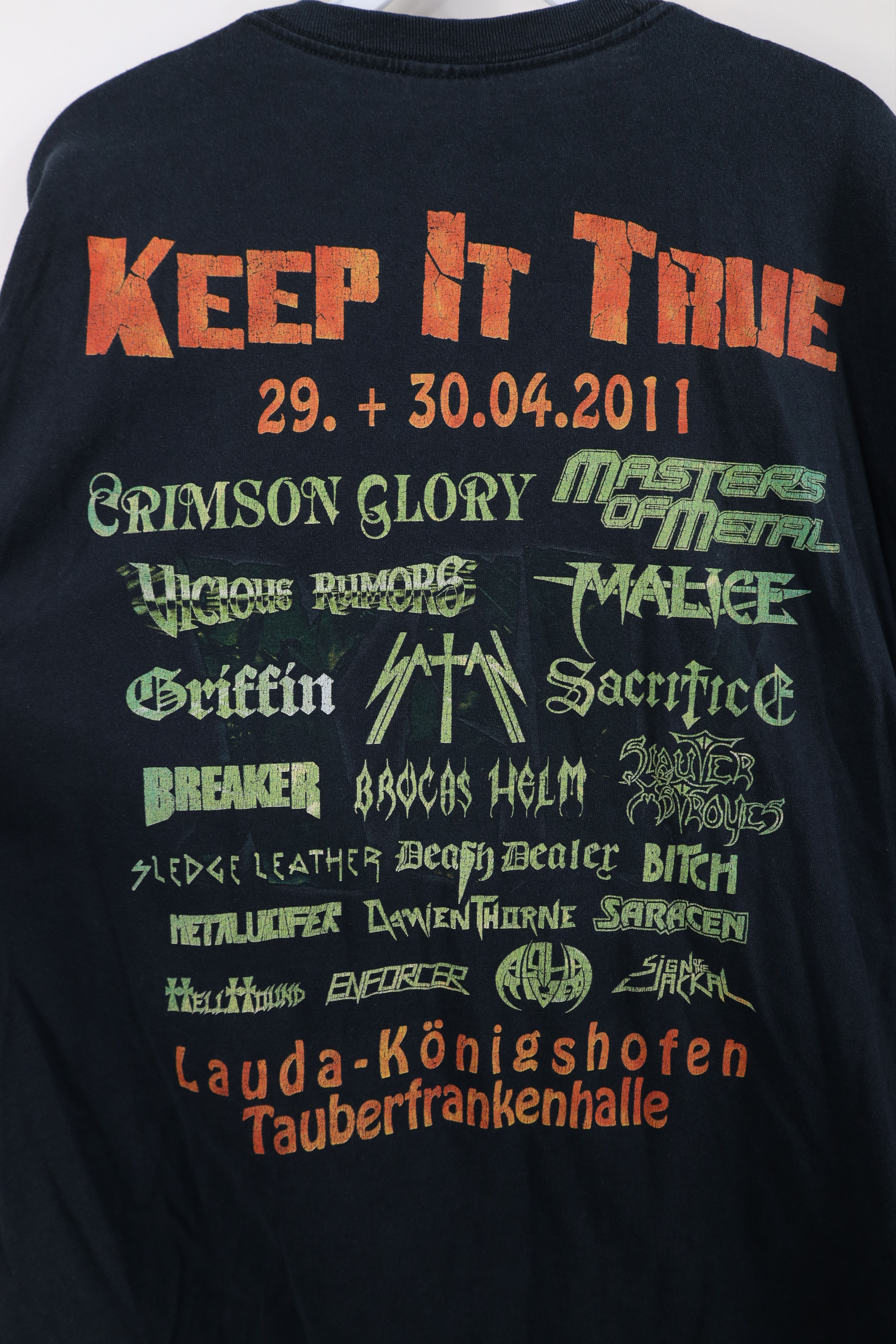 Vintage Vintage Keep It True XIV Metal Rock Band Tour T-Shirt Black Size US XL / EU 56 / 4 - 10 Thumbnail