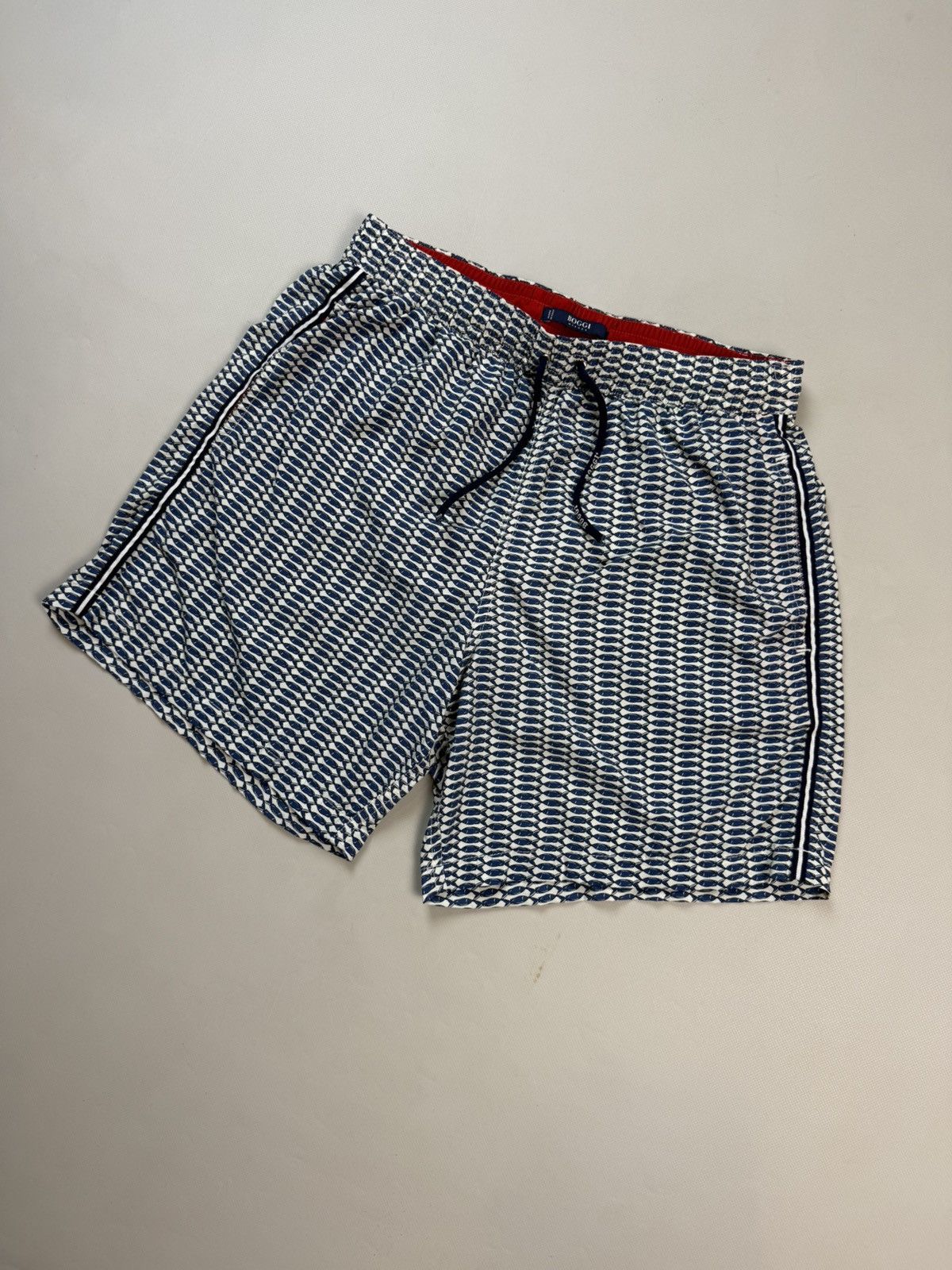 Boggi Boggi Milano Men’s Swimming Beach Fish Logo Shorts Size M Size US 32 / EU 48 - 4 Thumbnail