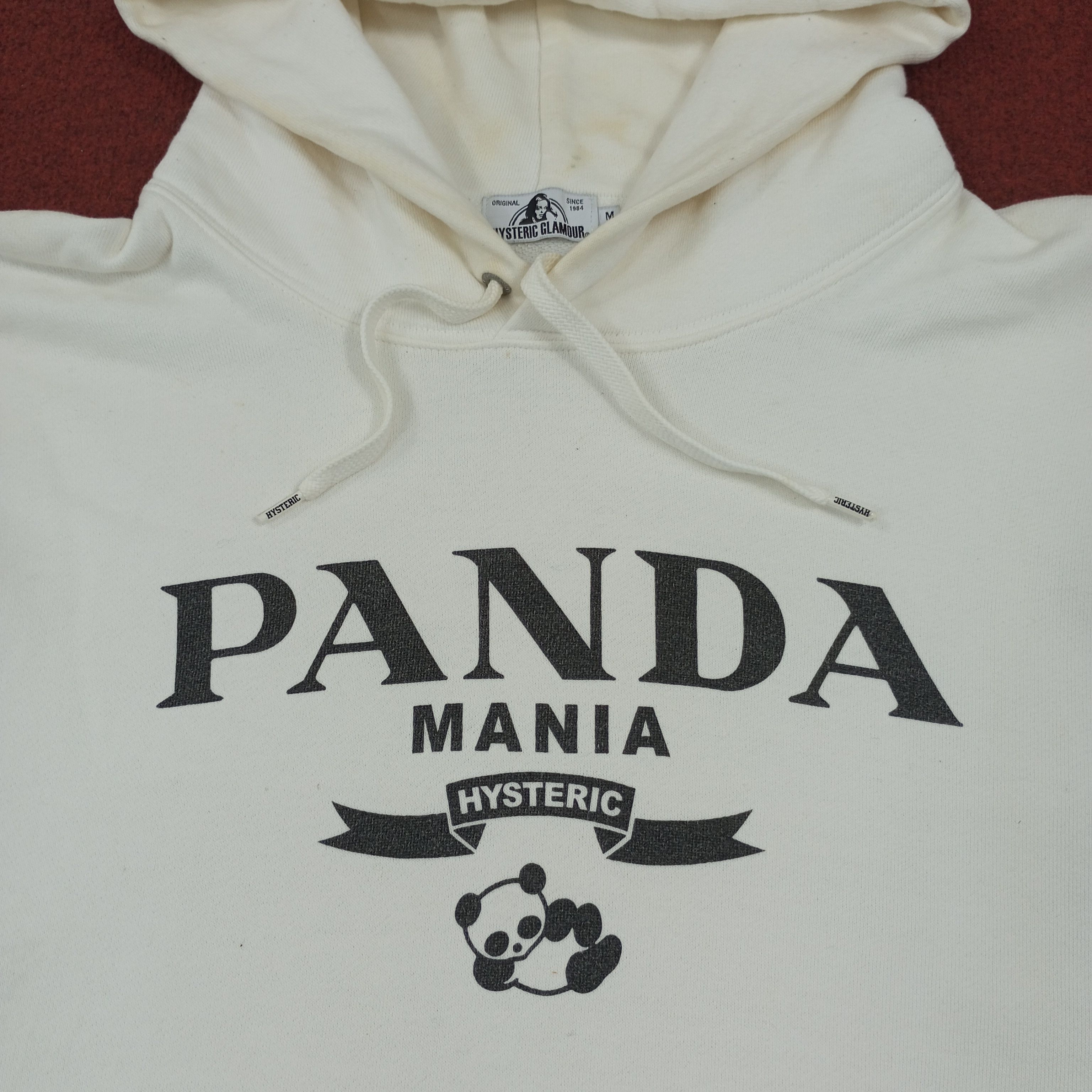 Hysteric Glamour × Japanese Brand × Vintage Hysteric Glamour Japanese Brand Panda Mania Design Hoodies Size US M / EU 48-50 / 2 - 2 Thumbnail