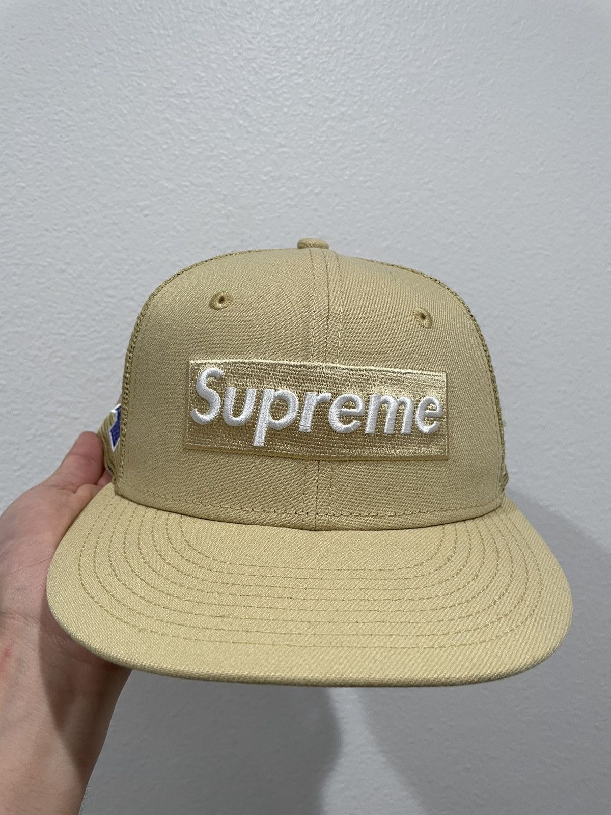Supreme Supreme Box Logo Mesh Back New Era Cap Size ONE SIZE - 1 Thumbnail