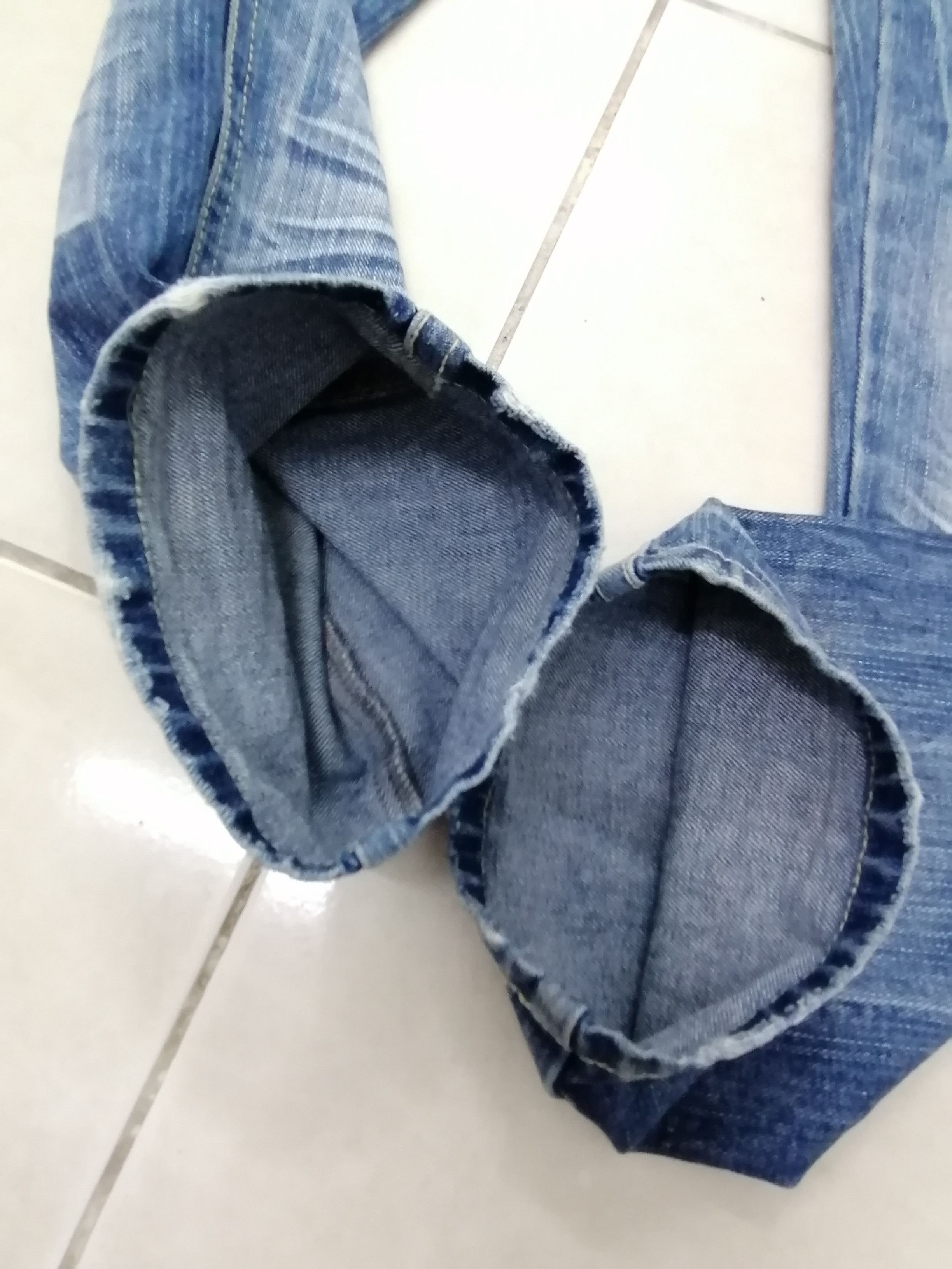 Japanese Brand Bluntly Japanese Overall Patch Denim Size US 33 - 8 Thumbnail