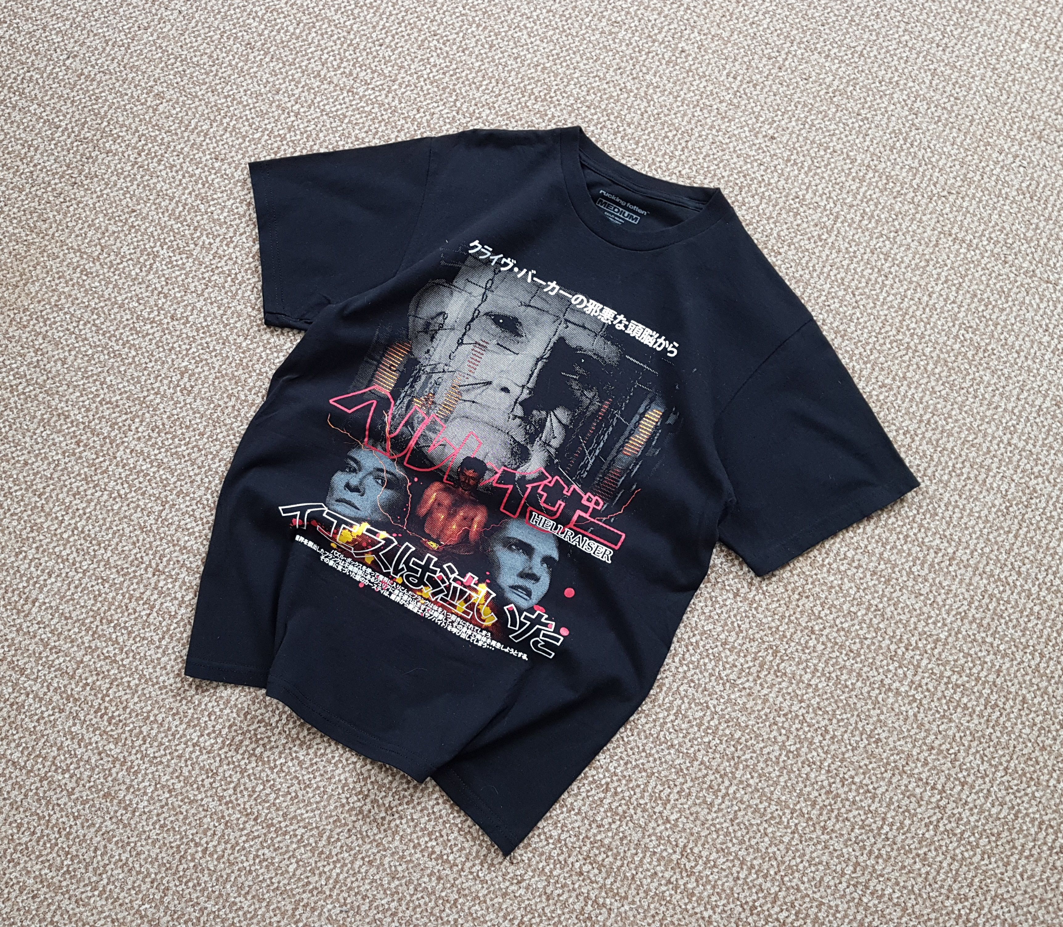 Rucking Fotten Rucking Fotten HELLRAISER Rare Horror Movie Graphic T Shirt Size US M / EU 48-50 / 2 - 2 Thumbnail