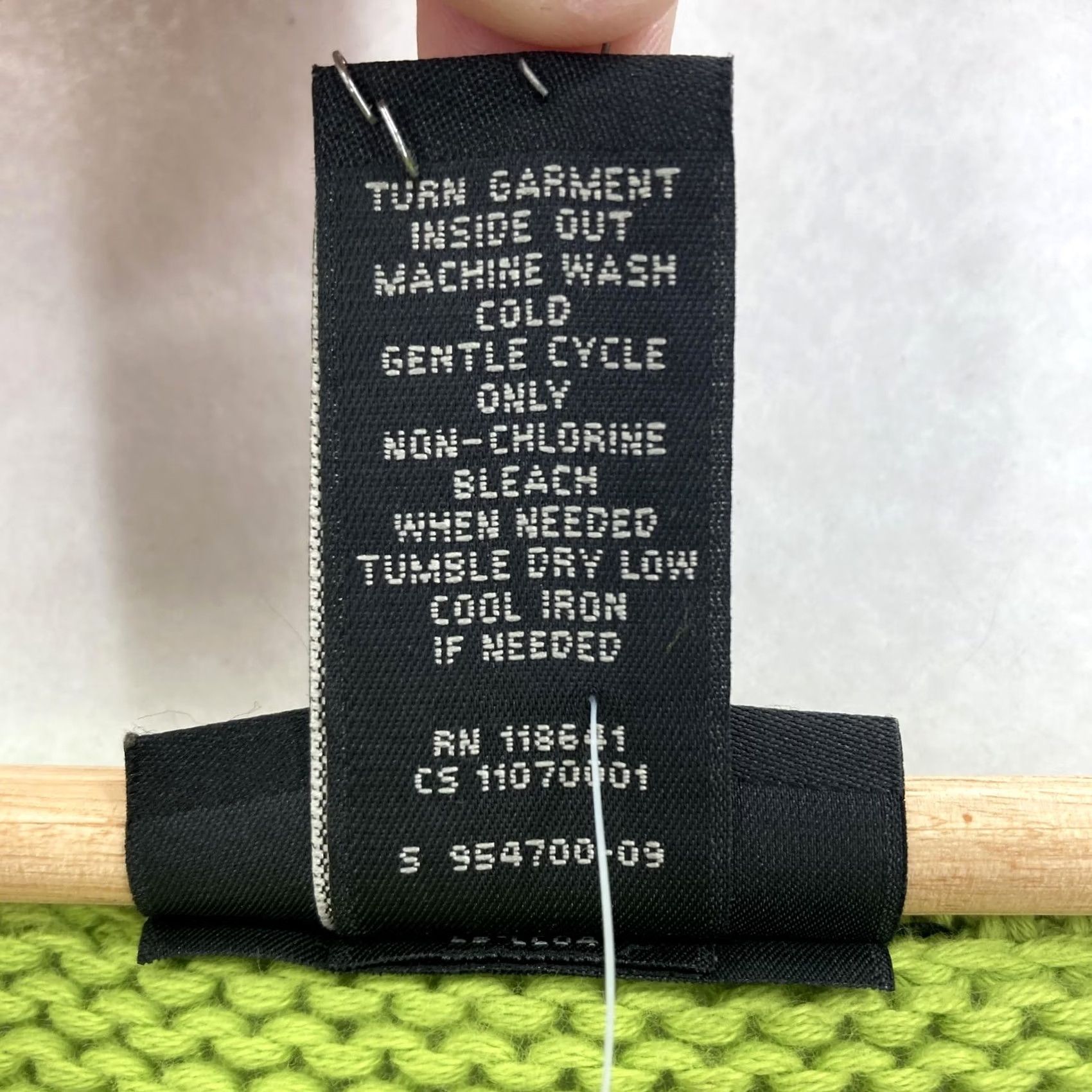 Vintage Lane Bryant Sweater Womens 18/20 Green V Neck 100% Cotton Pullover Lagenlook NWT Size XXL / US 16-18 / IT 52-54 - 6 Thumbnail